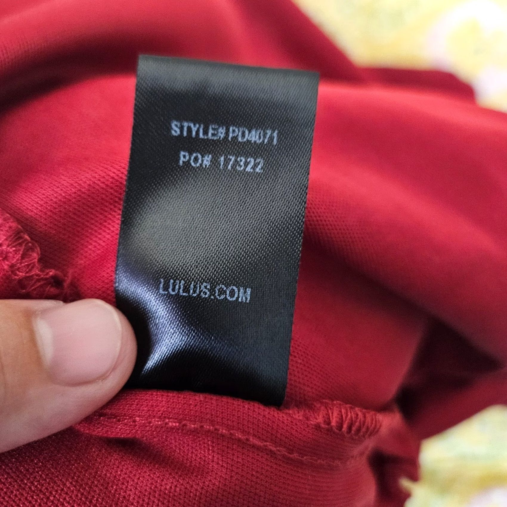 Lulus Lulus Red Ruffle Hem Off the Shoulder Long Sleeve Jumpsuit Women's XL Size XL / US 12-14 / IT 48-50 - 4 Thumbnail