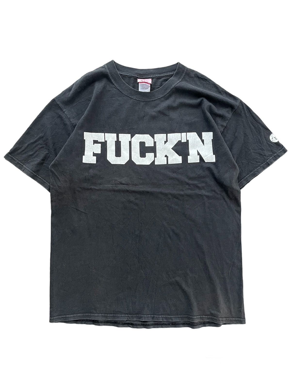 image of If Six Was Nine x Vintage Japanese Vintage Rze Tribe Rize Fuck’N Rock T-Shirt in Black (Size Large)