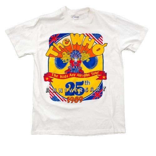 Vintage The Who The Kids Are Alright Tour 25th Anniversary White Size US L / EU 52-54 / 3 - 1 Thumbnail