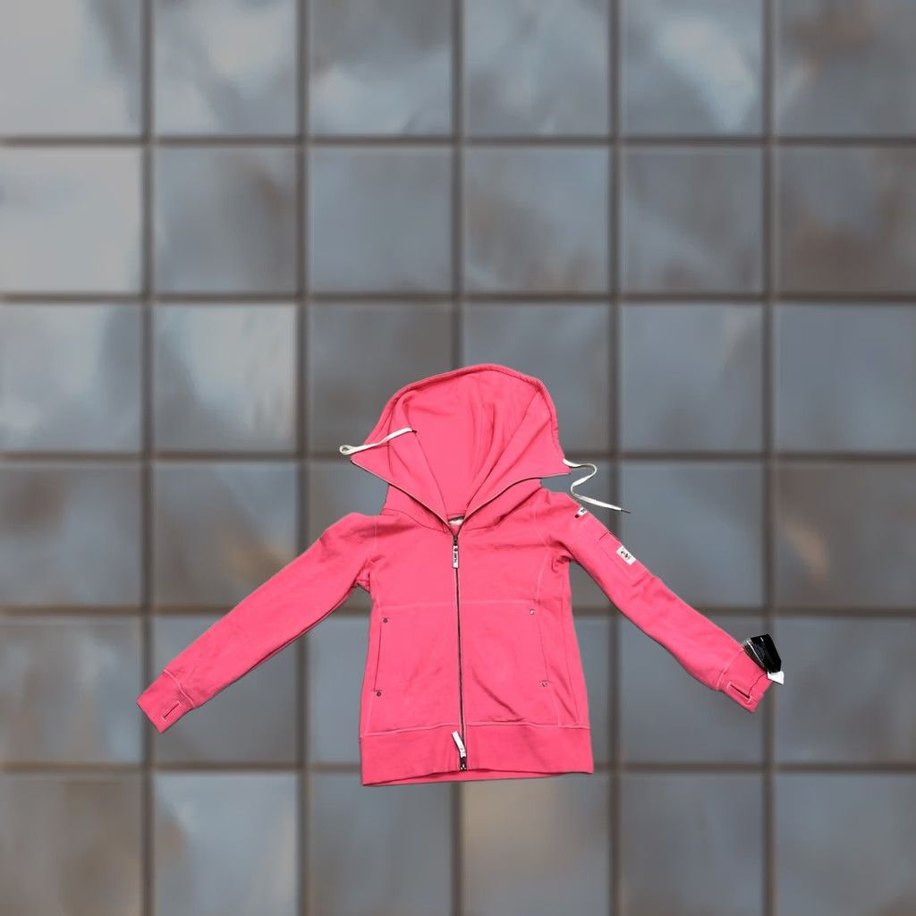 Vintage NWT Thumb United Pink Zip Up High Neck Funnel Hoodie Women’s Medium Size M / US 6-8 / IT 42-44 - 1 Thumbnail
