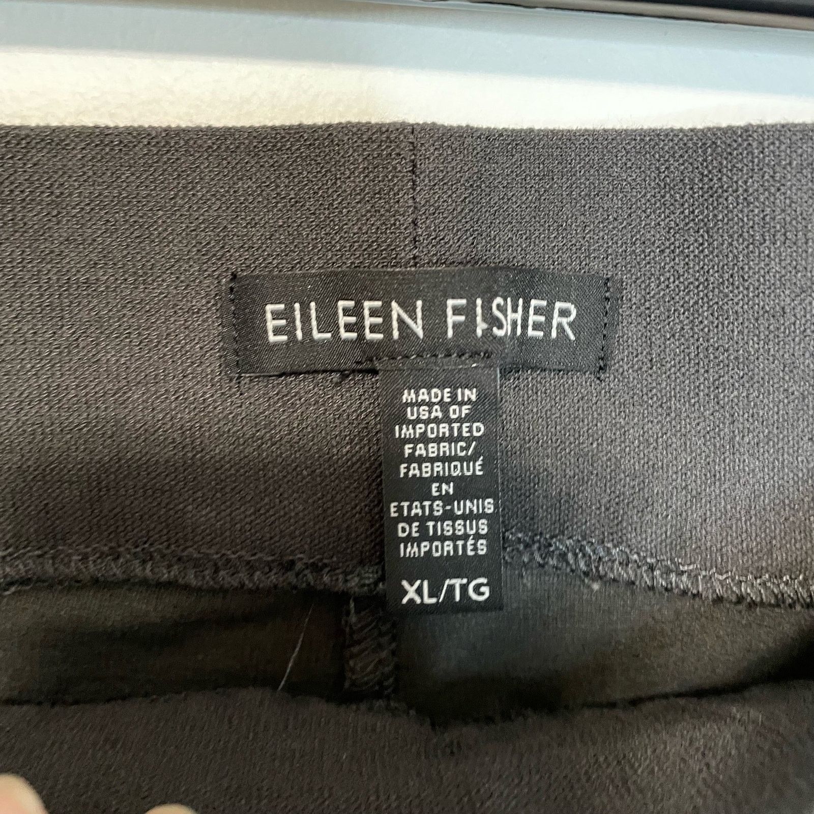 Eileen Fisher Eileen Fisher Gray Pants XL Womens Pull On Casual Career Size 38" / US 16 / IT 52 - 6 Thumbnail