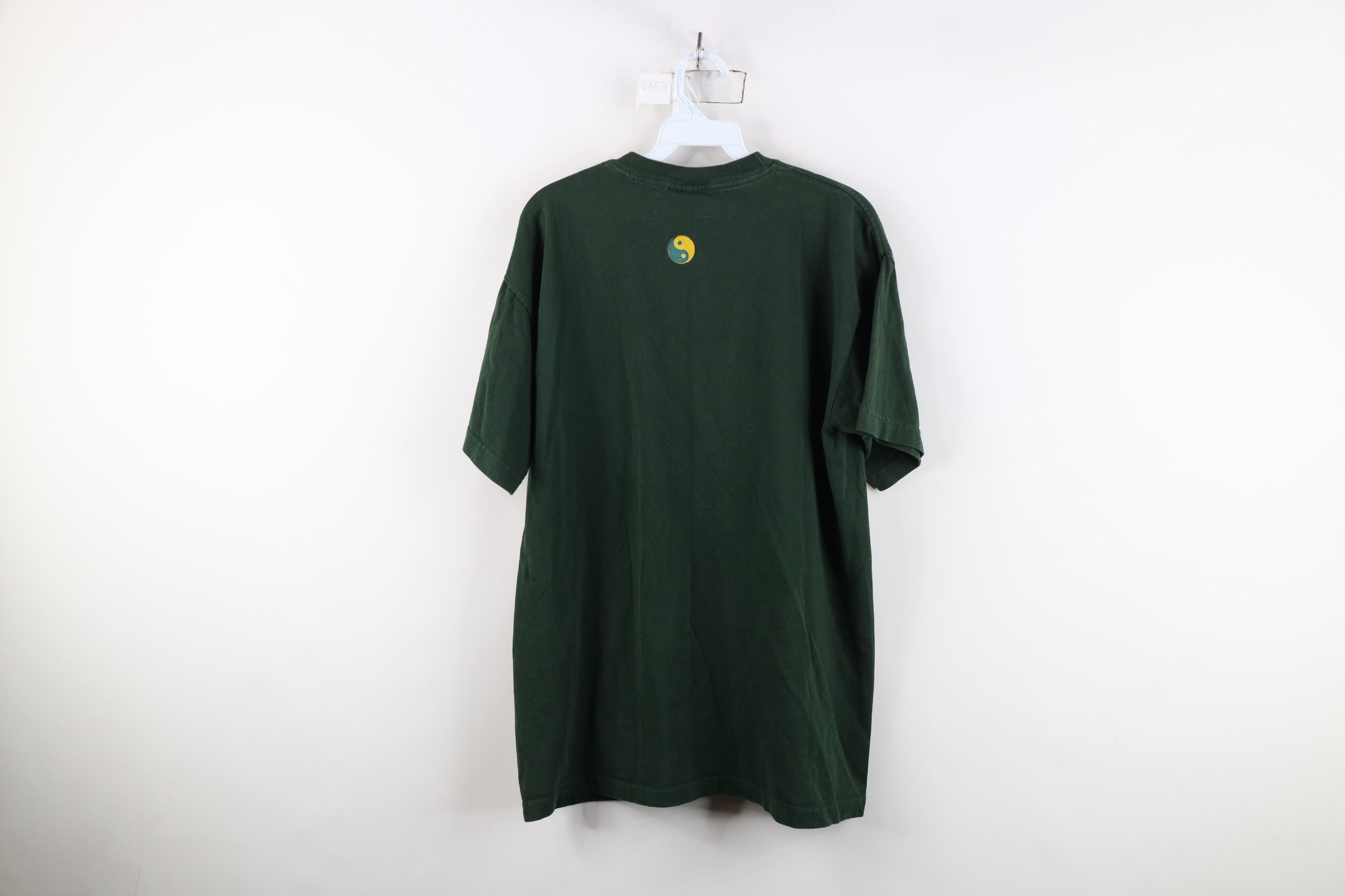 Vintage Vintage 90s Streetwear New Orleans Jazz Yin Yang T-Shirt Size US L / EU 52-54 / 3 - 13 Thumbnail