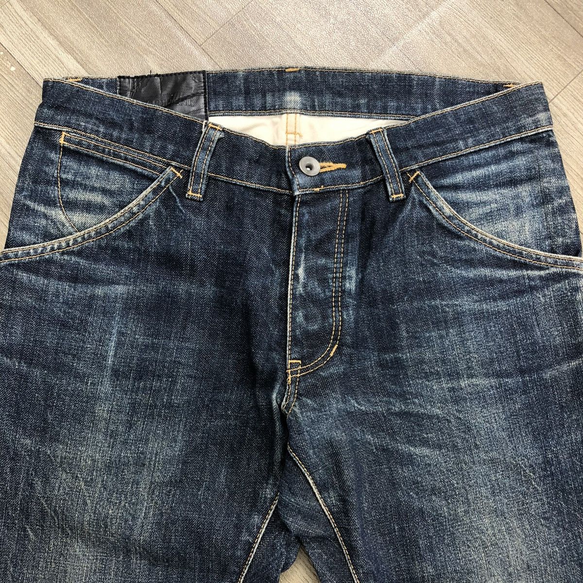 Attachment × Kazuyuki Kumagai Attachment × Le Grande Bleu (L.G.B.) 🇯🇵 2000s Attachment Lgb Gothic Goa Punk Style Curve Leg Jeans Size US 30 / EU 46 - 6 Thumbnail