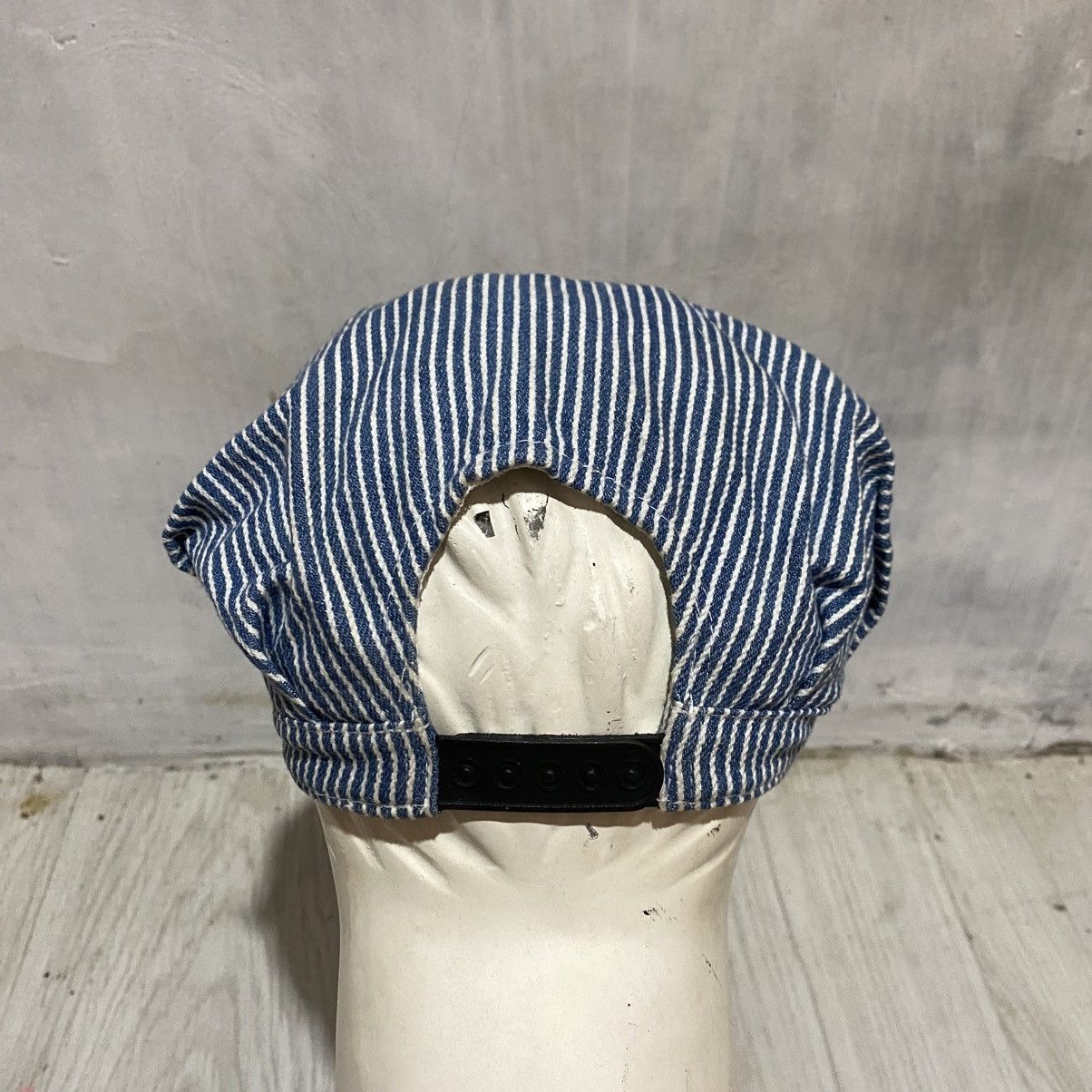 Japanese Brand Vintage japanese j-hats hickory stripe engineered hat cap Size ONE SIZE - 5 Thumbnail