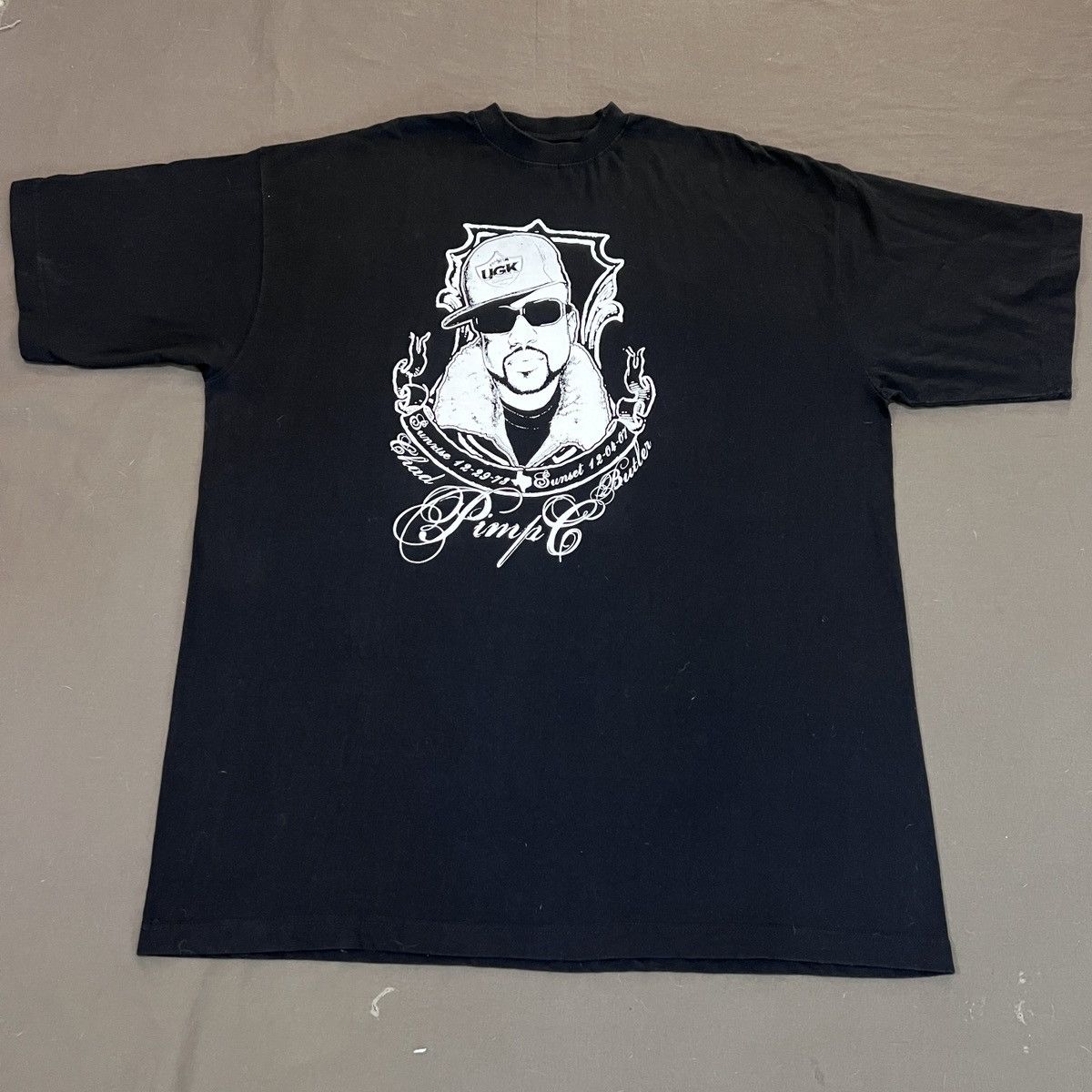 Rap Tees Vintage Y2K Pimp C Memorial UGK Tee XL hip-hop Size US XL / EU 56 / 4 - 4 Thumbnail