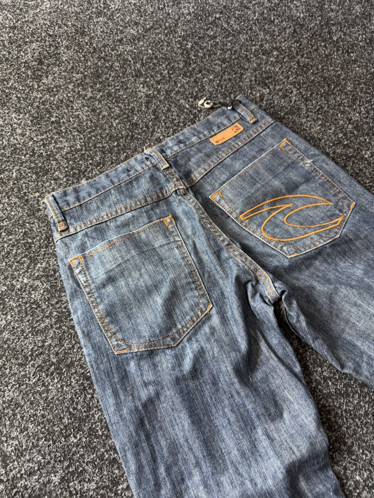 Rip Curl 00s Retro Rip Curl Regular Fit Jeans Y2K Surf Skate Style Size US 30 / EU 46 - 14 Thumbnail