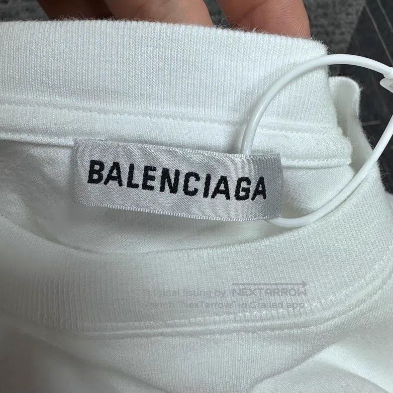 Balenciaga Balenciaga White Mailbox Short Sleeve Size US M / EU 48-50 / 2 - 2 Thumbnail