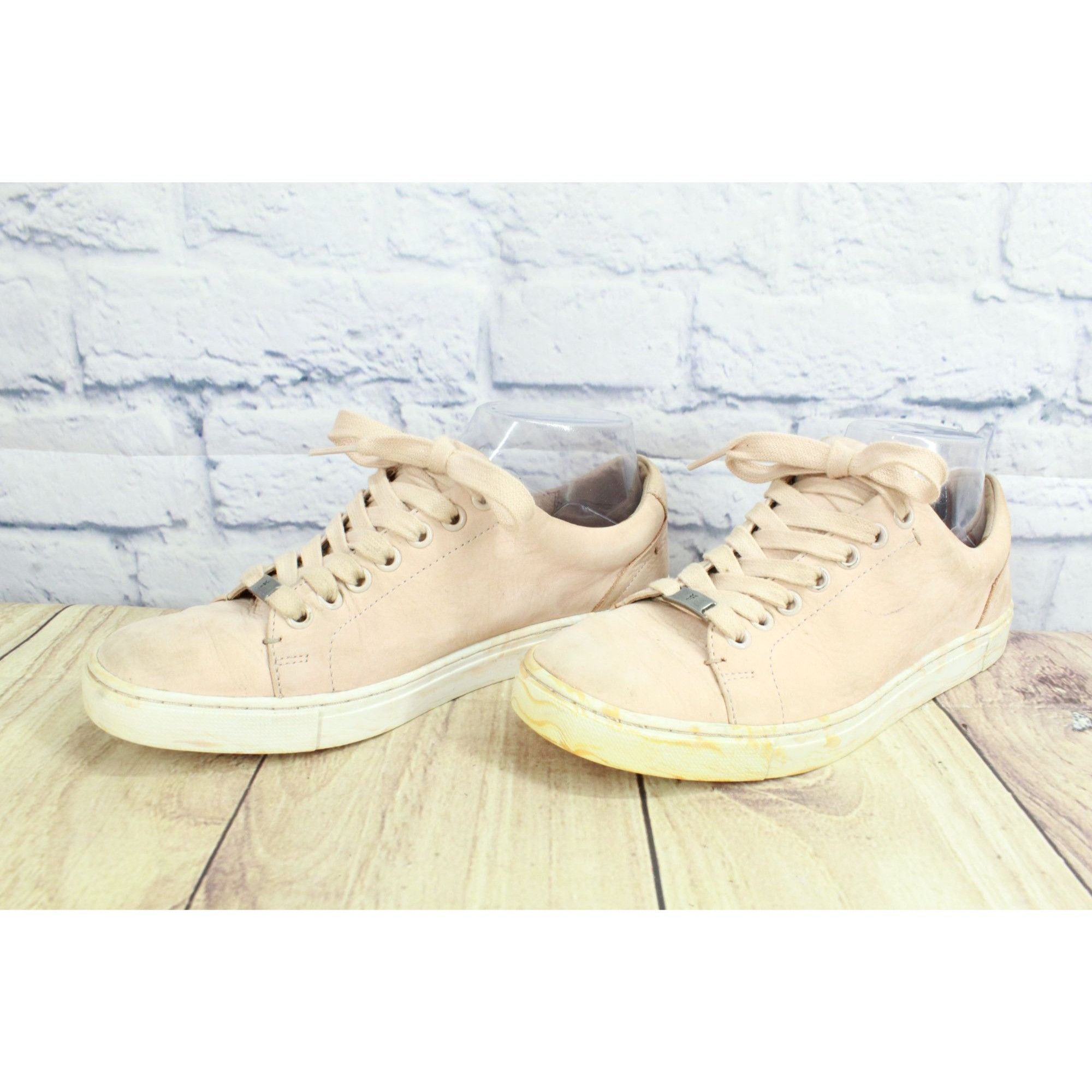 Frye Frye Blush Pink Ivy Leather Low Sneakers Size US 7.5 / IT 37.5 - 3 Thumbnail