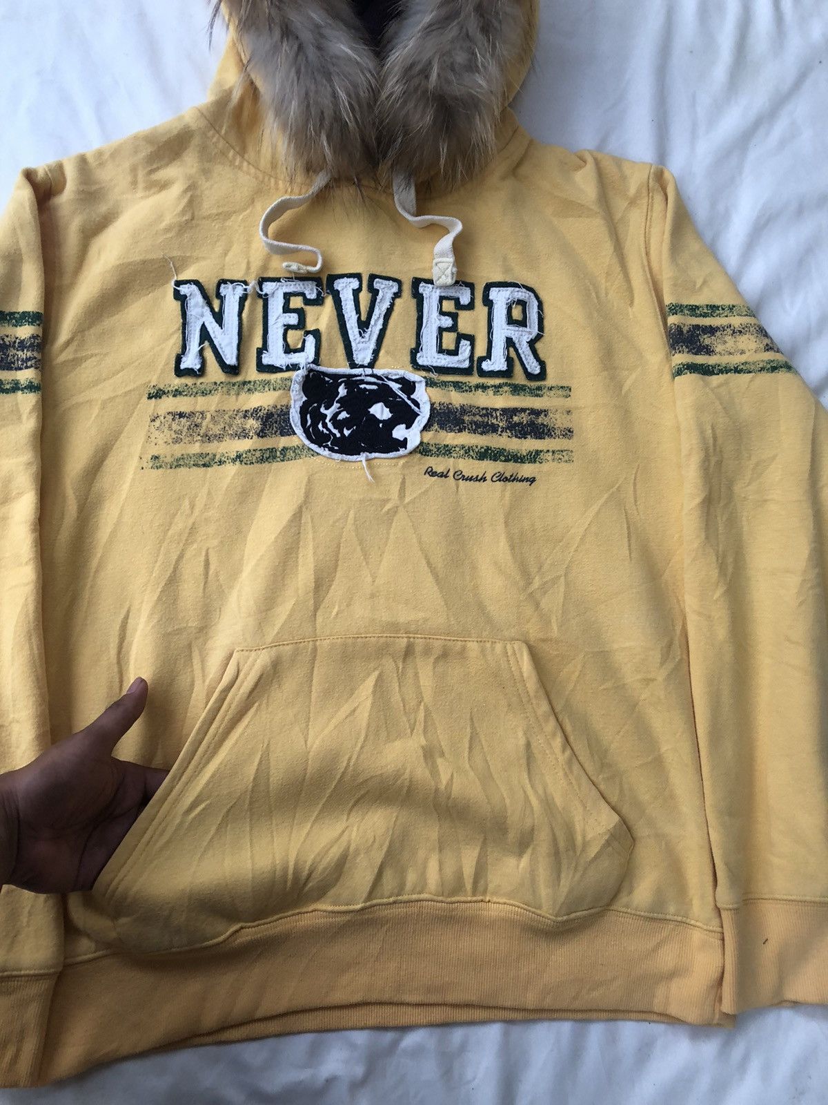 If Six Was Nine Distressed Fur Hoodie Ifsixwasnine LGB Style Size US L / EU 52-54 / 3 - 2 Thumbnail