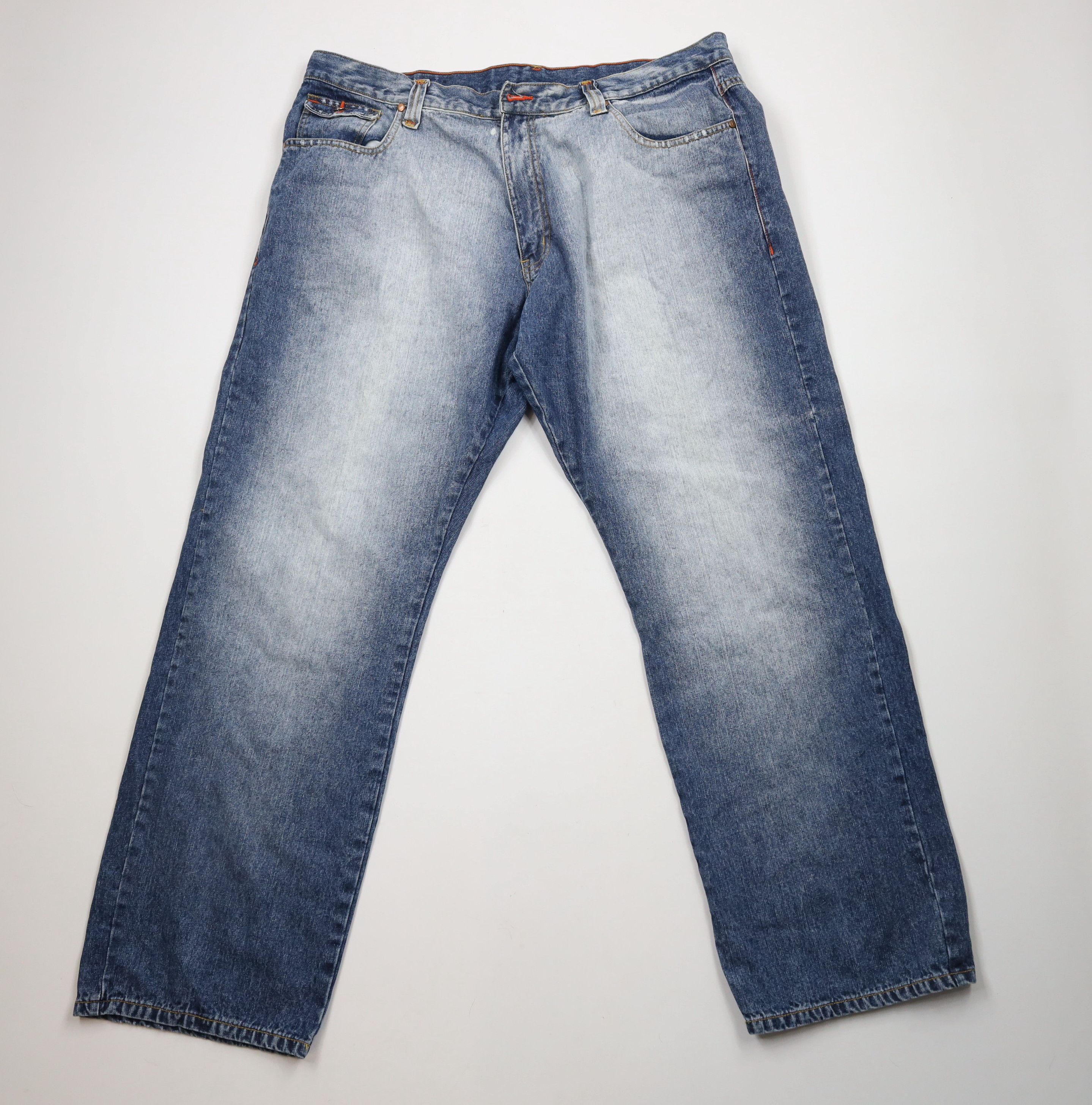 Karl Kani × Vintage Vintage 90s Y2K Karl Kani Baggy Wide Leg Denim Jeans AS IS Size US 44 / EU 60 - 1 Thumbnail