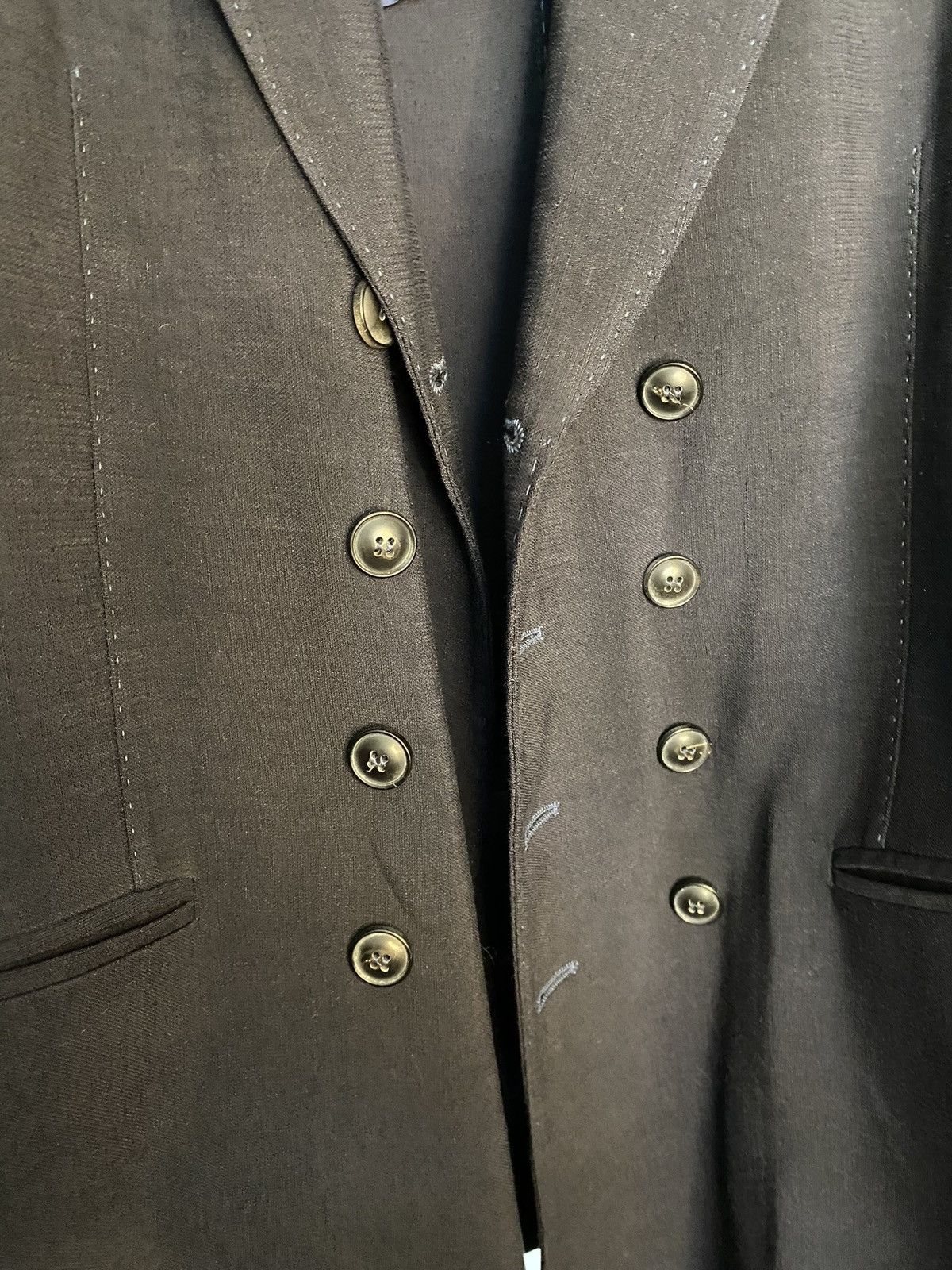 John Varvatos John Varvatos Runway Blazer Officer Blue Size 52S - 6 Thumbnail