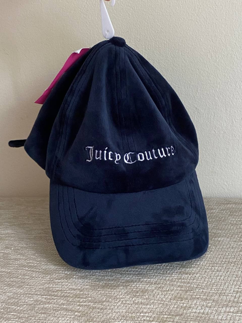Juicy Couture Juicy Couture Sport Y2K Small Logo Velour Cap Size ONE SIZE - 5 Thumbnail