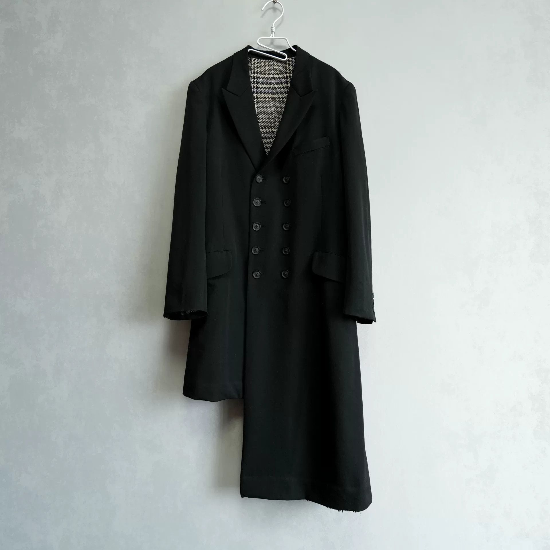 Yohji Yamamoto Yohji Yamamoto Double-Sided Plaid Coat Size M / US 6-8 / IT 42-44 - 1 Thumbnail