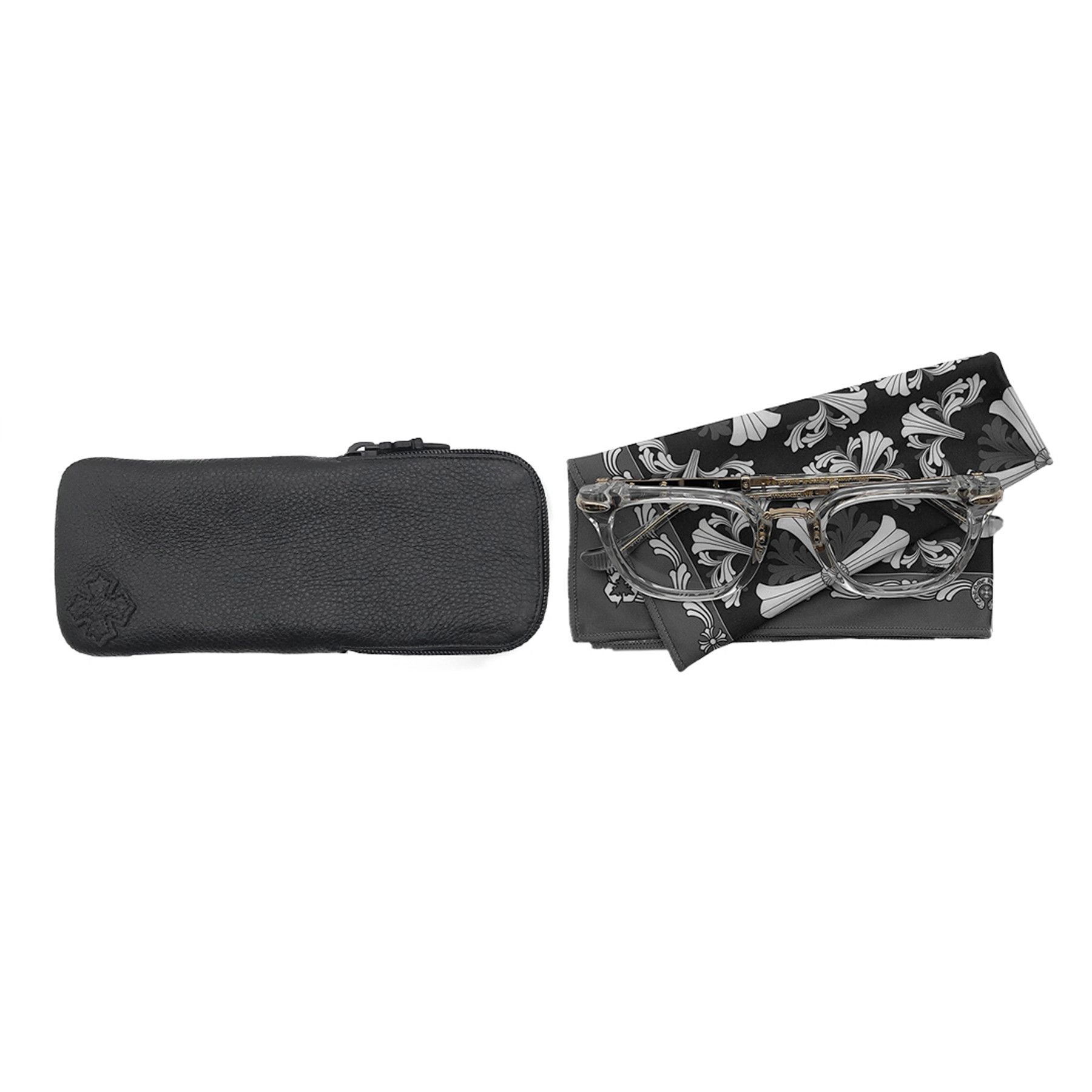 Chrome Hearts Chrome Hearts TITANASLUVR CRYS-GP Glasses Frame Size ONE SIZE - 5 Thumbnail