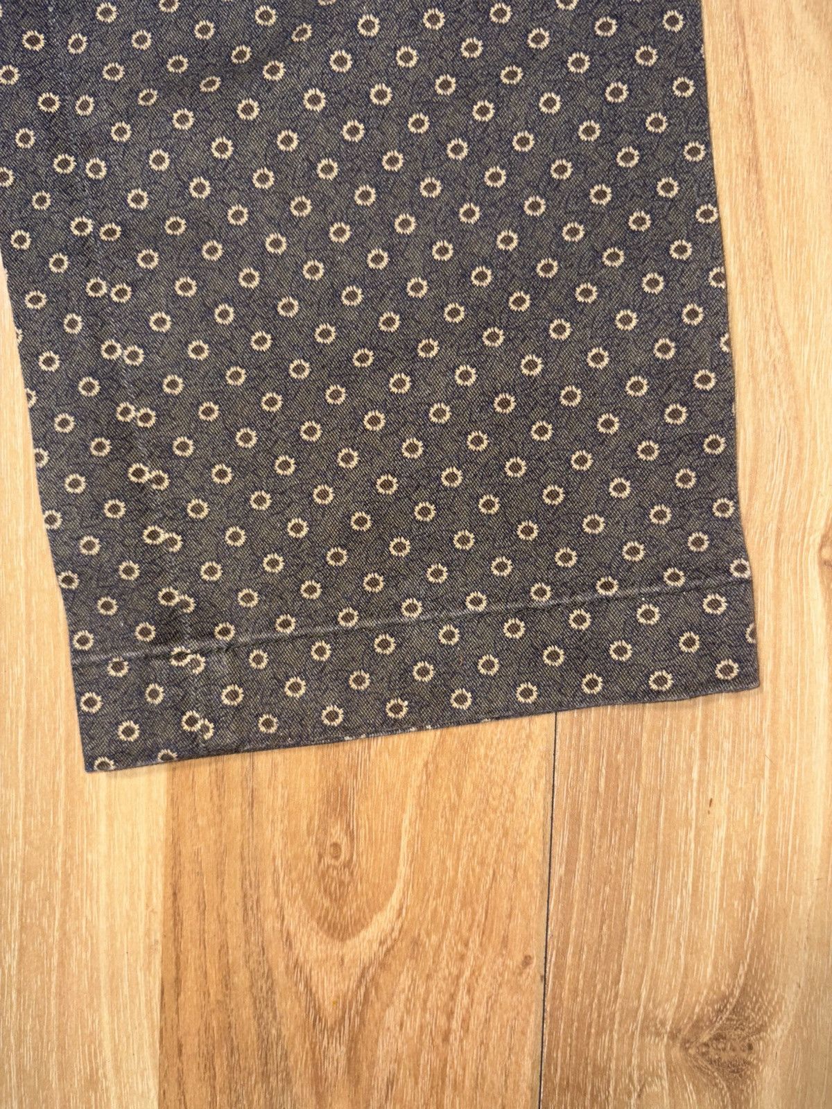 Japanese Brand Pearly Gates Archive AOP DragonflyPatch ChinoPants Size5 W33 Size 32" / US 10 / IT 46 - 7 Thumbnail