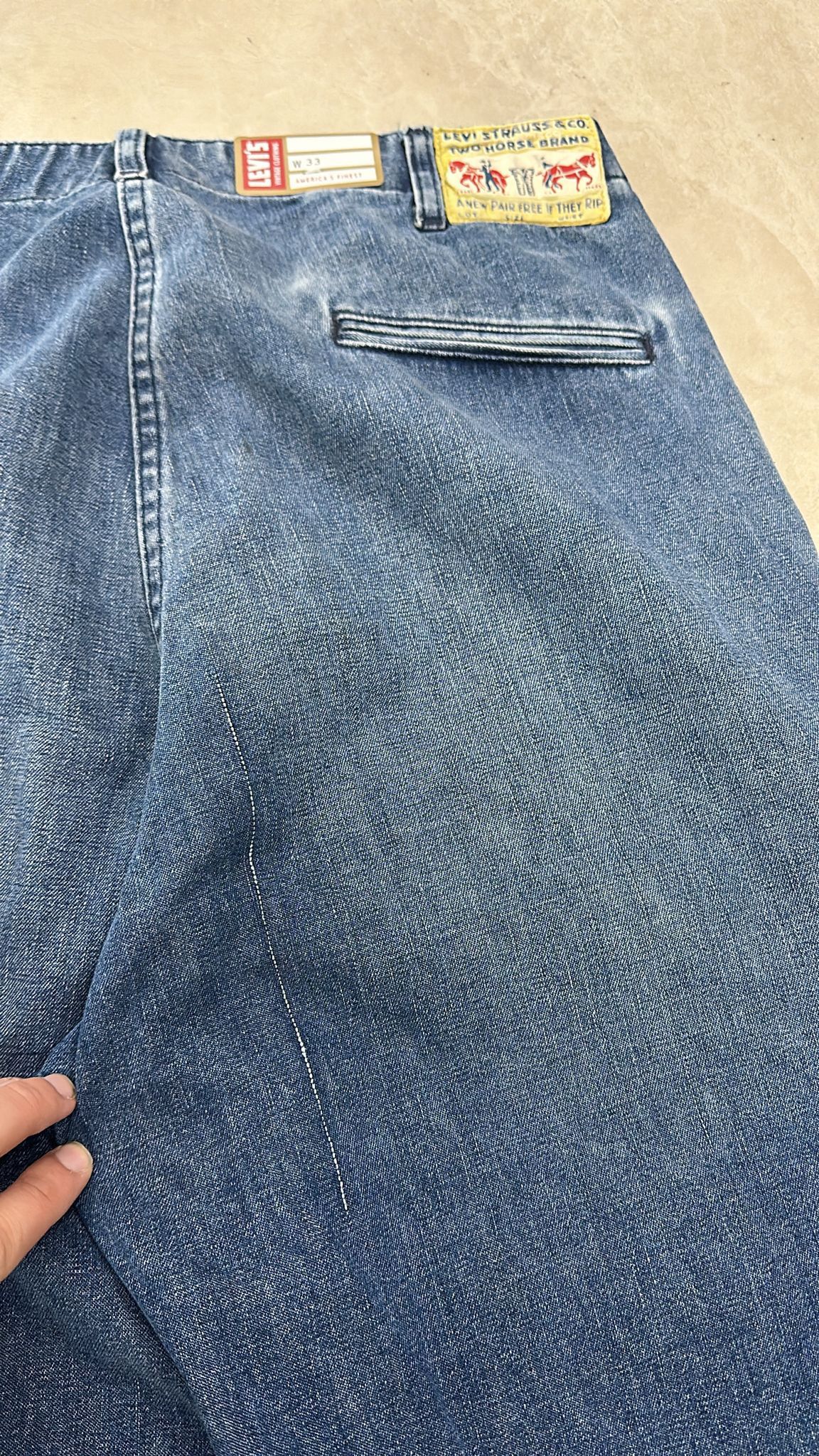 Levi's Vintage Clothing LVC Levi's Vintage Clothing 1920 BALLOON TWO HORSE JEAN RARE Size US 33 - 5 Thumbnail