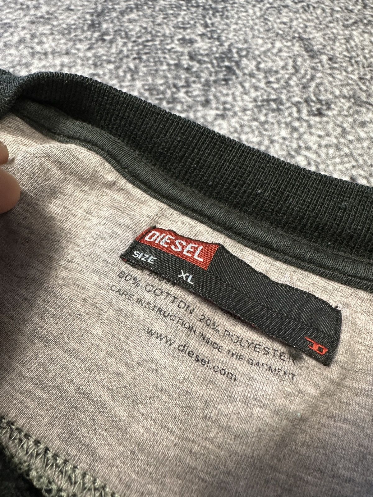Diesel Y2K Vintage Diesel Big Logo Sweatshirt Avant Garde Opium USA Size US XL / EU 56 / 4 - 3 Thumbnail