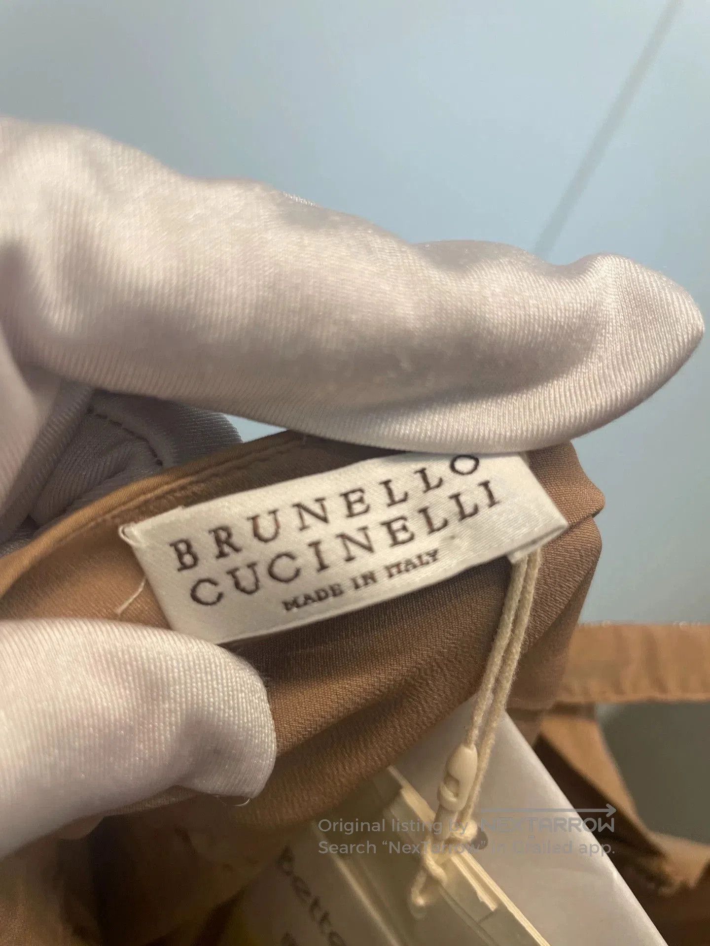 Brunello Cucinelli Brunello Cucinelli Khaki Overall Dress M. Size US 38 / EU 54 - 2 Thumbnail