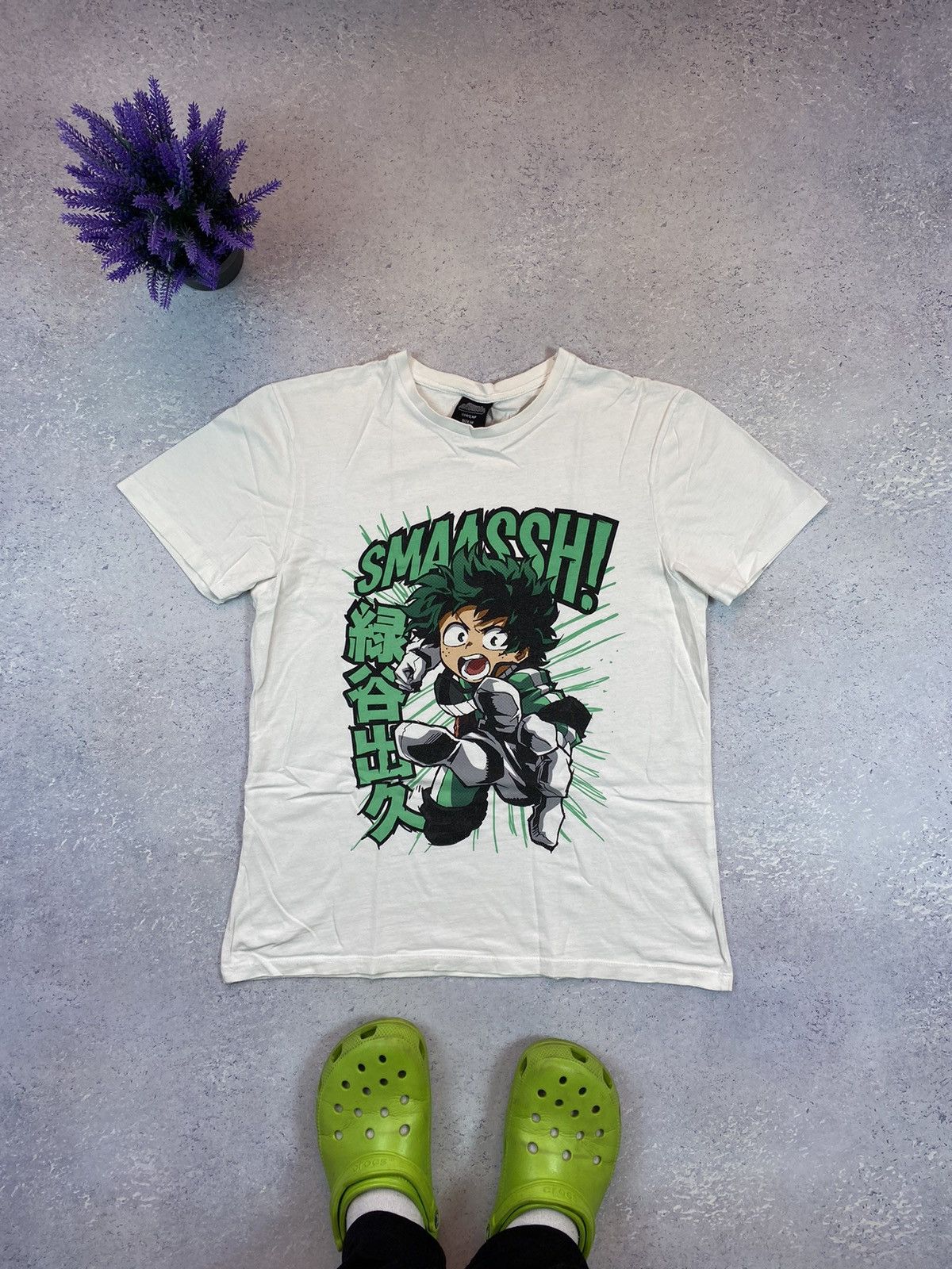Anime My Hero Academia Men’s T-Shirt with Big Logo Size Medium Size US M / EU 48-50 / 2 - 2 Thumbnail