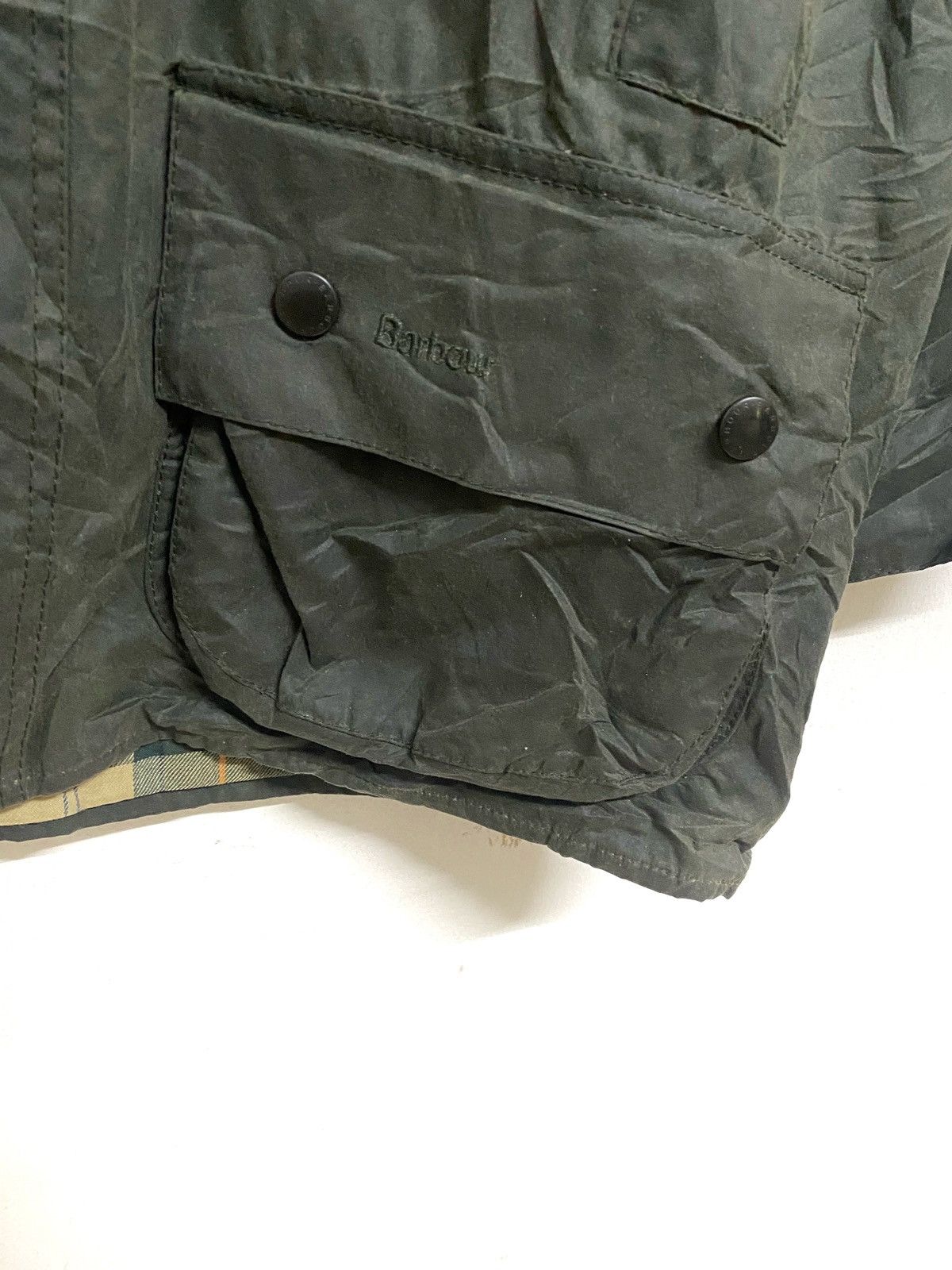 Barbour Vintage Barbour Beaufort Wax Jacket Made in England Size US L / EU 52-54 / 3 - 4 Thumbnail