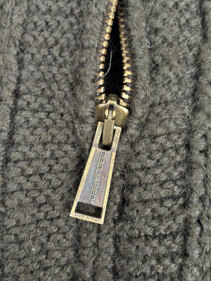 Dsquared2 2000s Dsquared2 Brown Premium Zip-up Cardigan Sweater Size US M / EU 48-50 / 2 - 11 Thumbnail