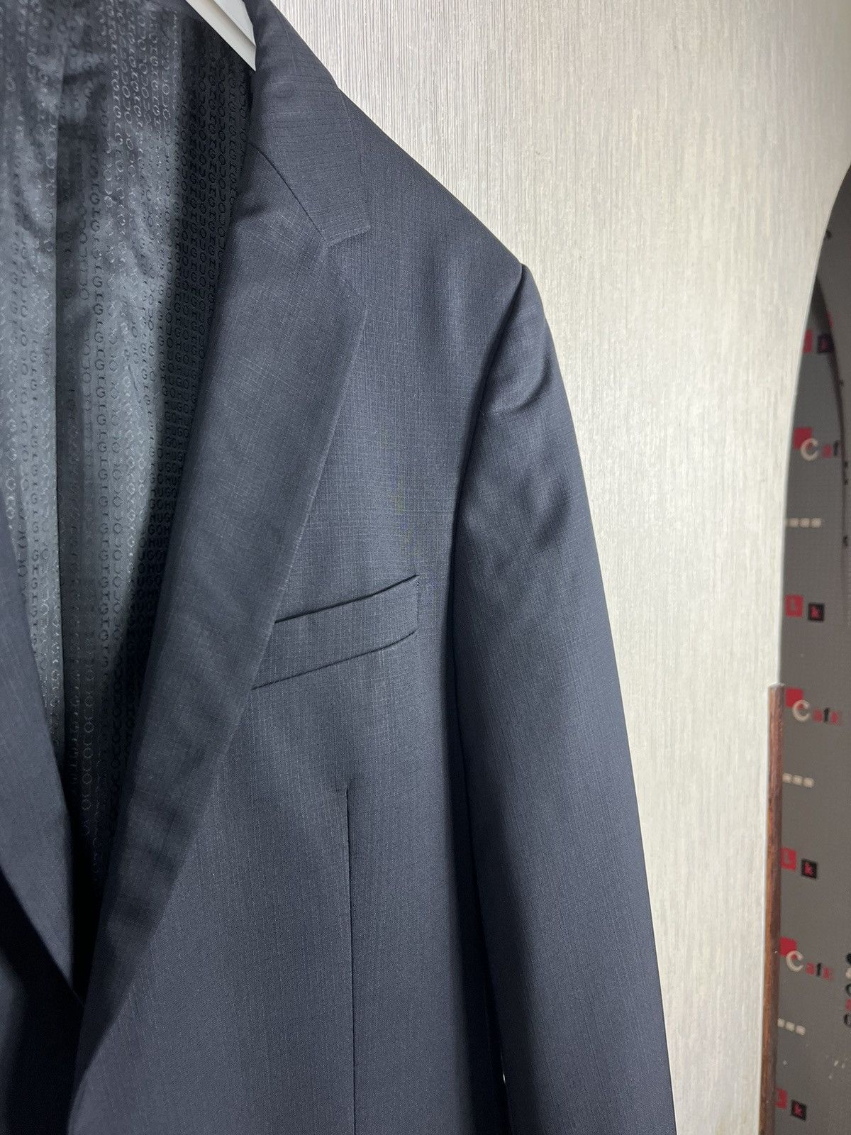 Designer × Hugo Boss Hugo Boss Amaro/Heise casual blazer jacket classic Size 38R - 7 Thumbnail