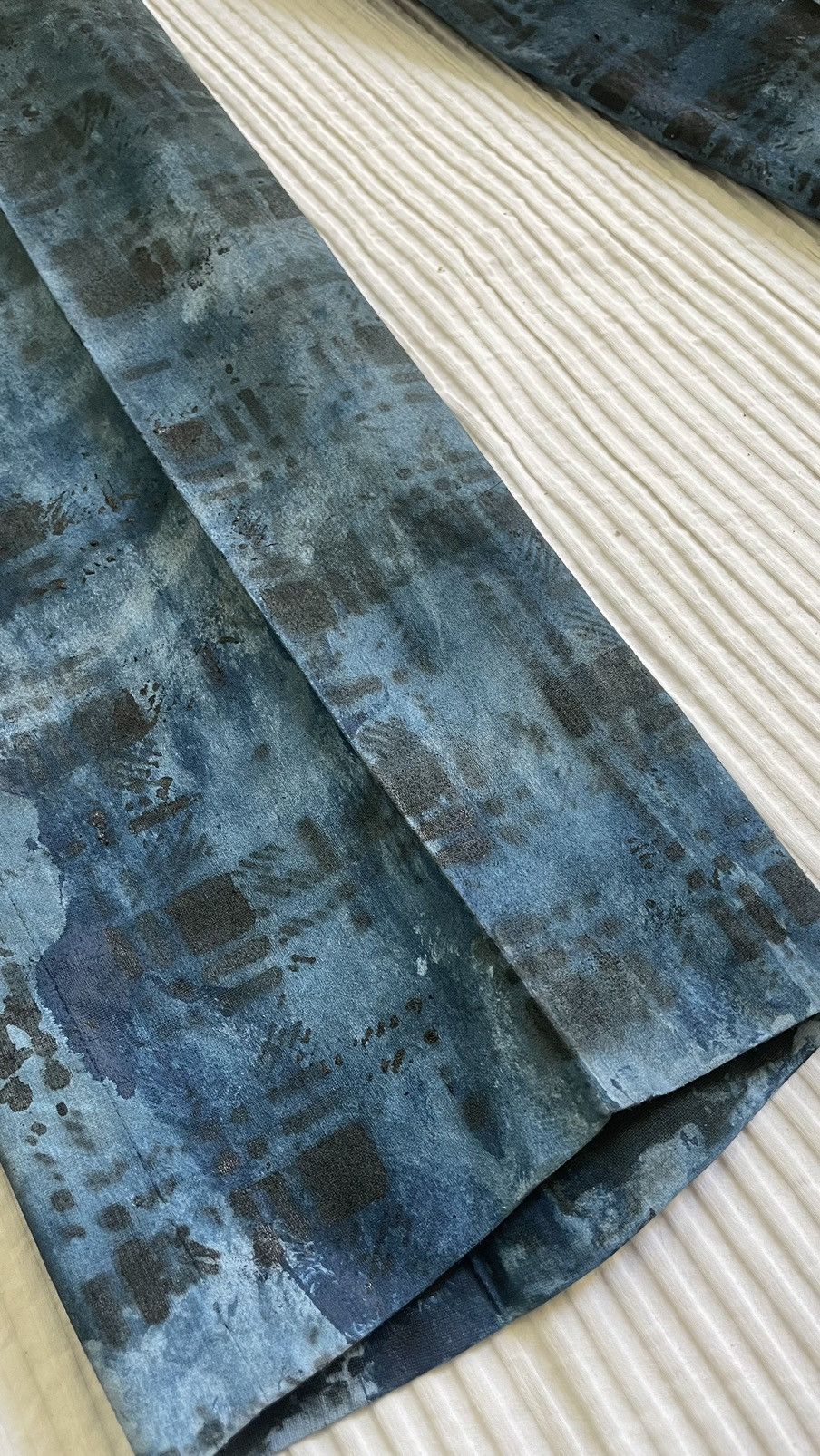 Designer Blackwatch Hand Painted Pants Size US 29 - 6 Thumbnail