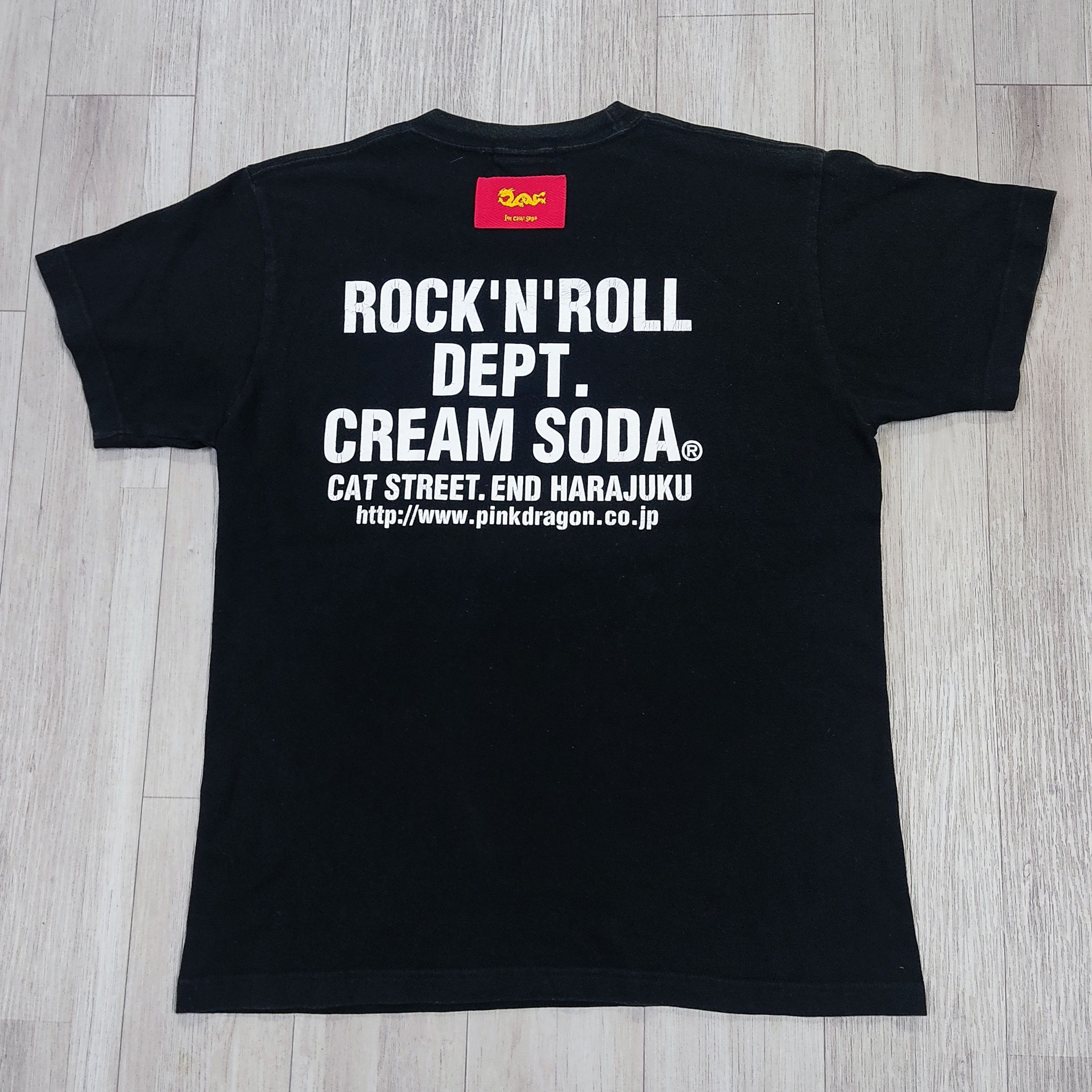 Japanese Brand Cream Soda Roll 'N' Roll Dept. Harajuku T-shirt Size US S / EU 44-46 / 1 - 5 Thumbnail