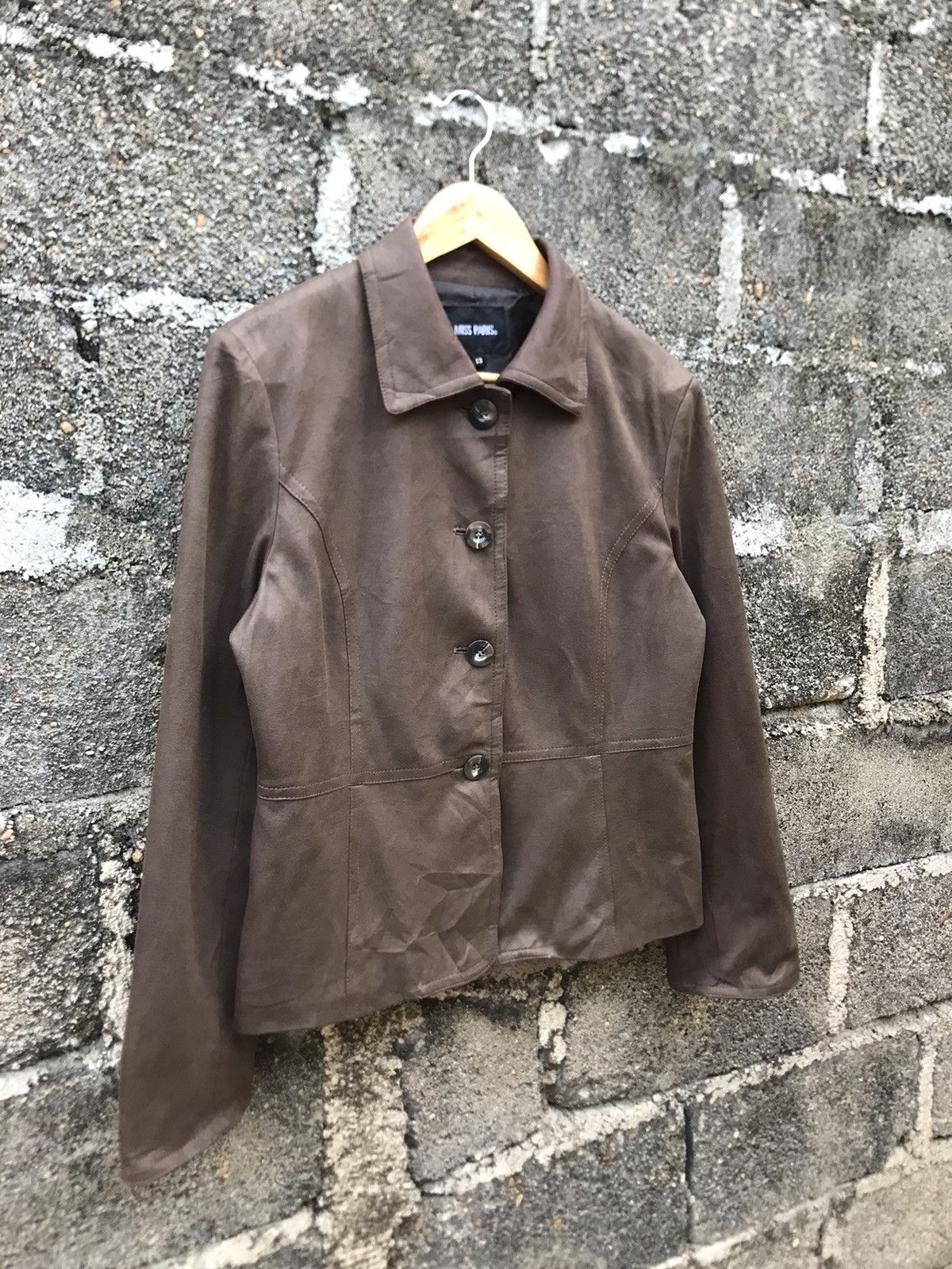 Japanese Brand Miss Paris Button Up Cropped Jacket Size S / US 4 / IT 40 - 2 Thumbnail