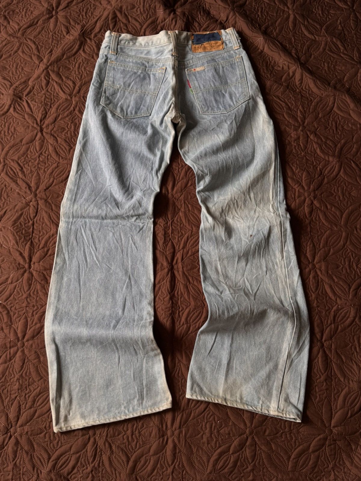 If Six Was Nine Vintage early 90s mc queen blue jeans boot cut Size 28" / US 6 / IT 42 - 14 Thumbnail