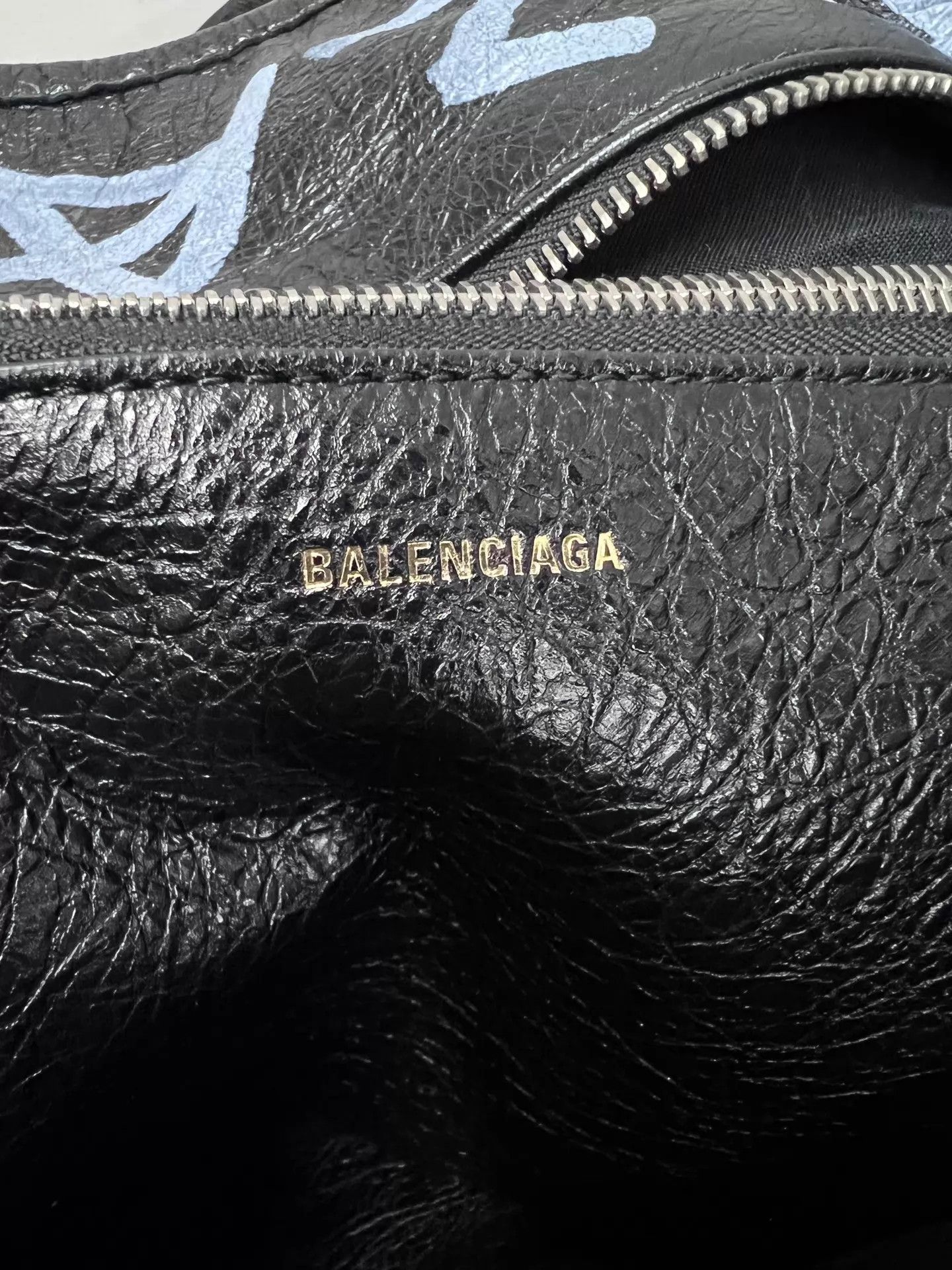 Balenciaga Balenciaga Bazar Graffiti Large Lambskin Tote Bag Size ONE SIZE - 5 Thumbnail