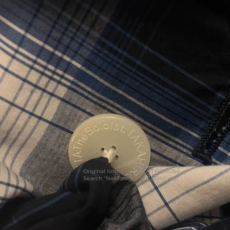 Takahiromiyashita The Soloist. Plaid suit jacket