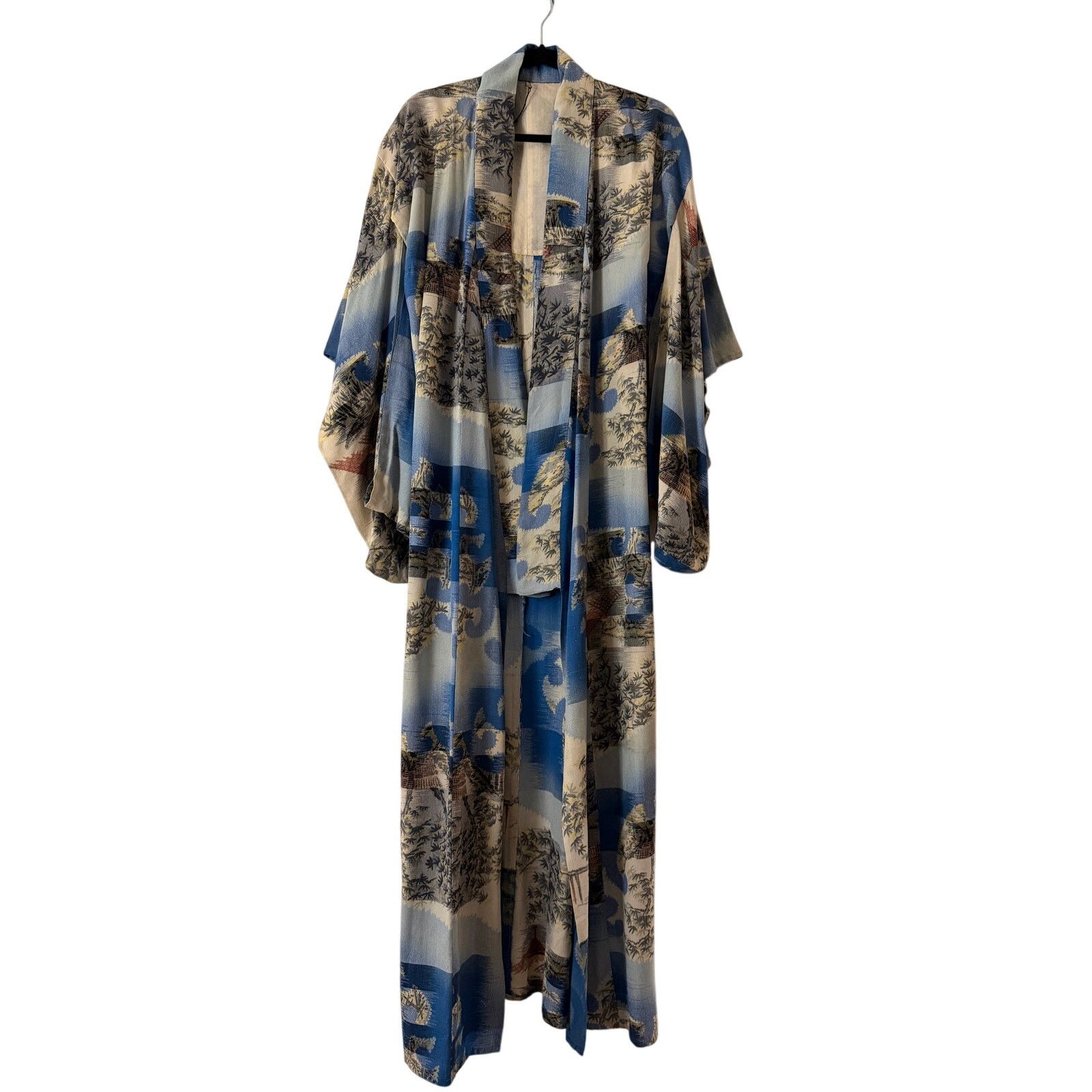 Other Antique Silk Japanese Kimono Robe Size ONE SIZE - 2 Thumbnail