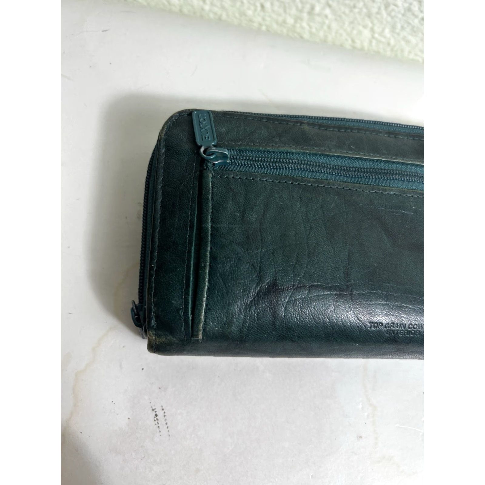 Vintage VINTAGE Buxton Wallet Women Leather Bifold Cardholder Coin Green 7.5x3.5x1 Womens Green Leather Wallet Bifold Buxton 90s? Size ONE SIZE - 7 Thumbnail