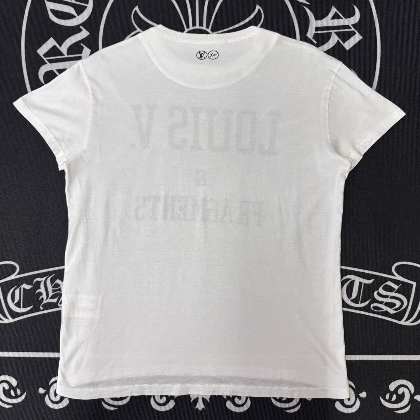 Louis Vuitton LV x Hiroshi Fujiwara Black & White Print Short Sleeve Q10 Size US XS / EU 42 / 0 - 3 Thumbnail
