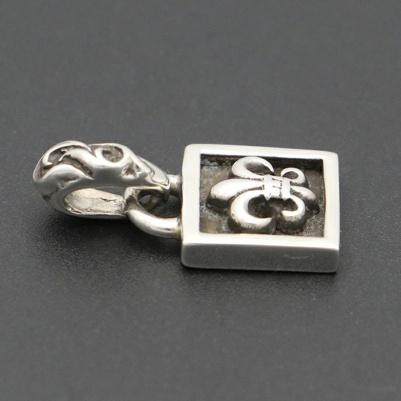 Chrome Hearts OFFER OK🔥CHROME HEARTS FRAMED FLEUR PENDANT silver Size ONE SIZE - 2 Thumbnail