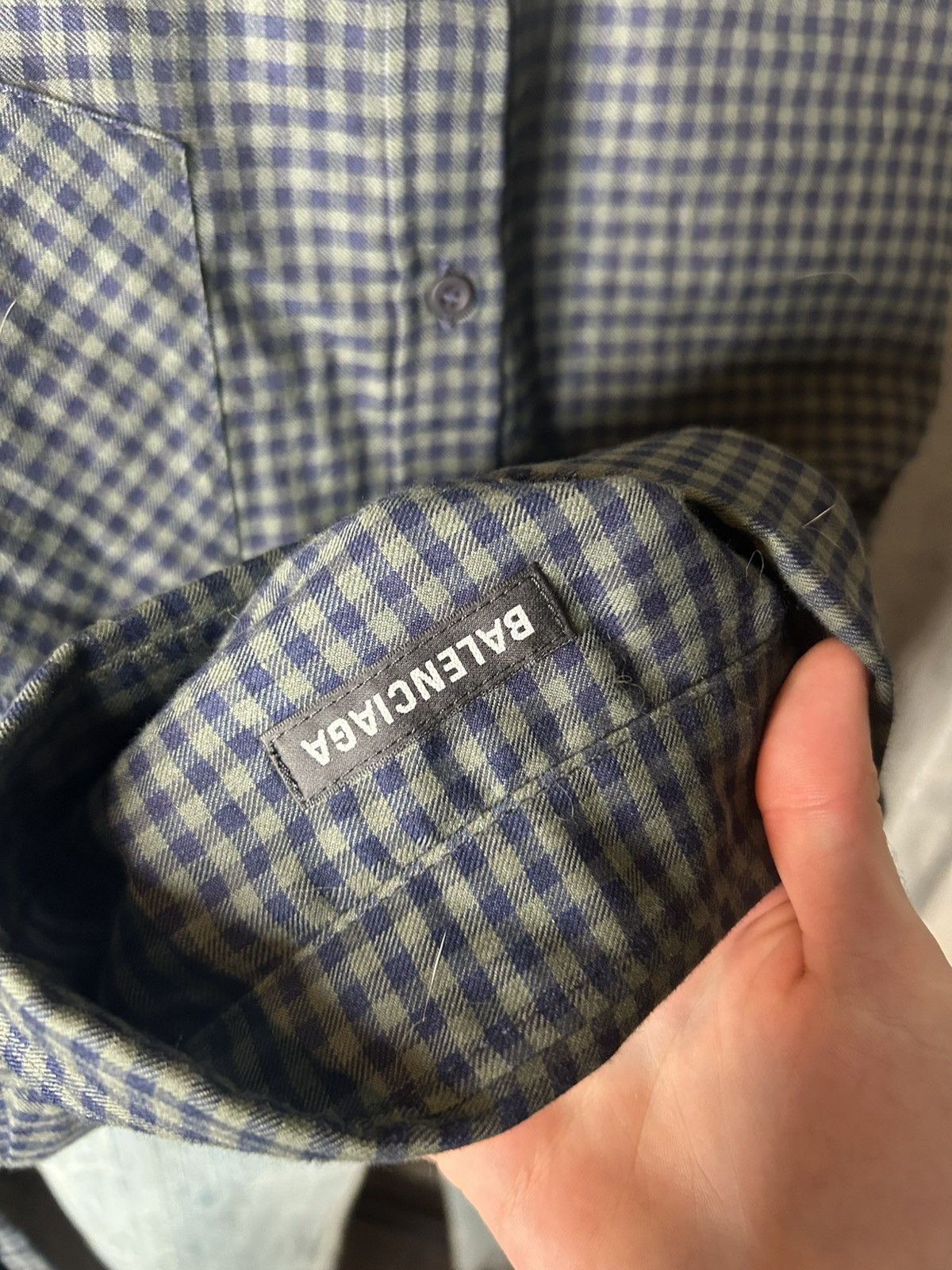 Balenciaga GRAIL HYBRID FLANNEL JEANS Size US 32 / EU 48 - 10 Thumbnail