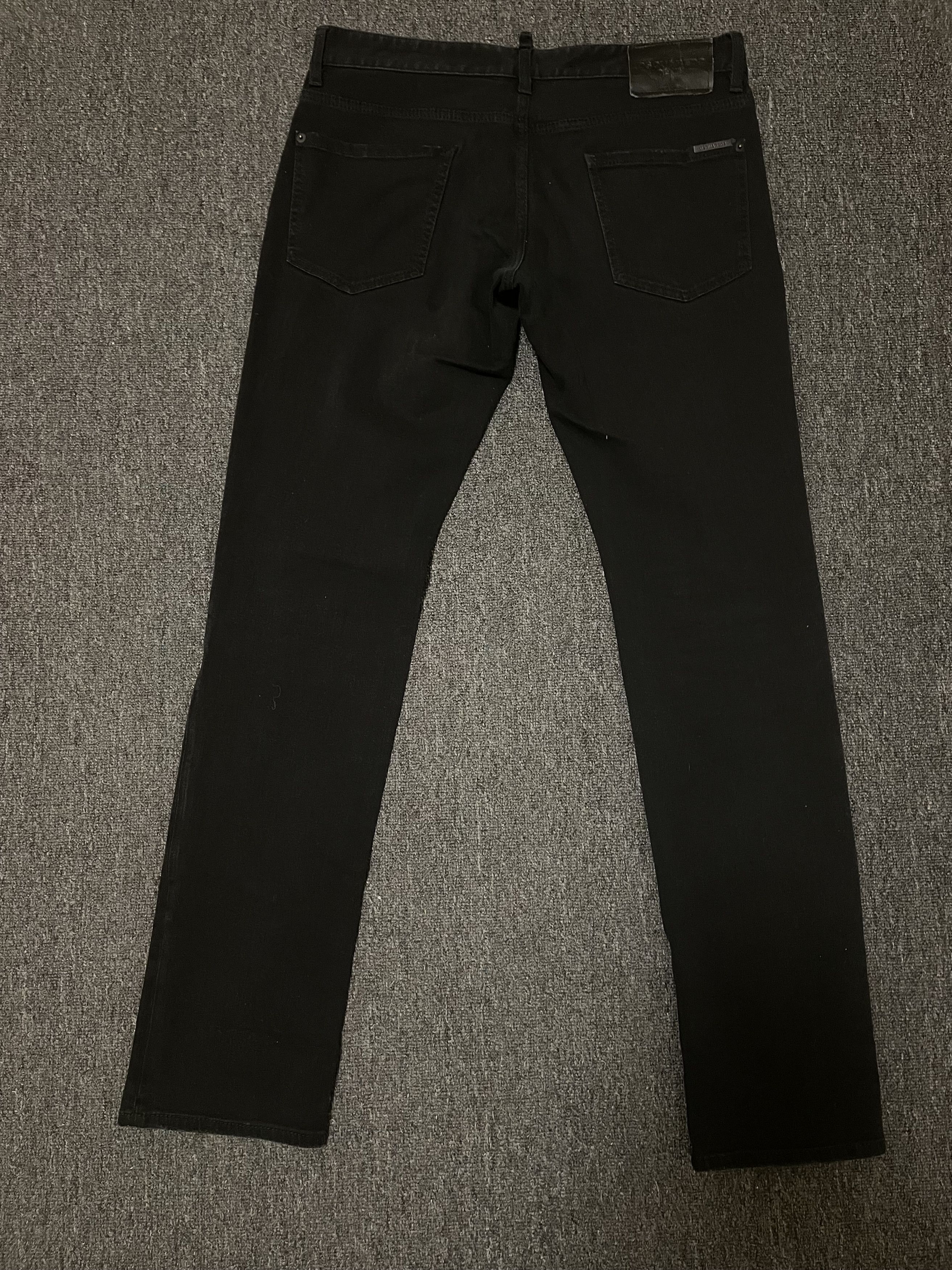 Dsquared2 DSQUARED2 black stretch casual jeans size 50 Size US 34 / EU 50 - 3 Thumbnail