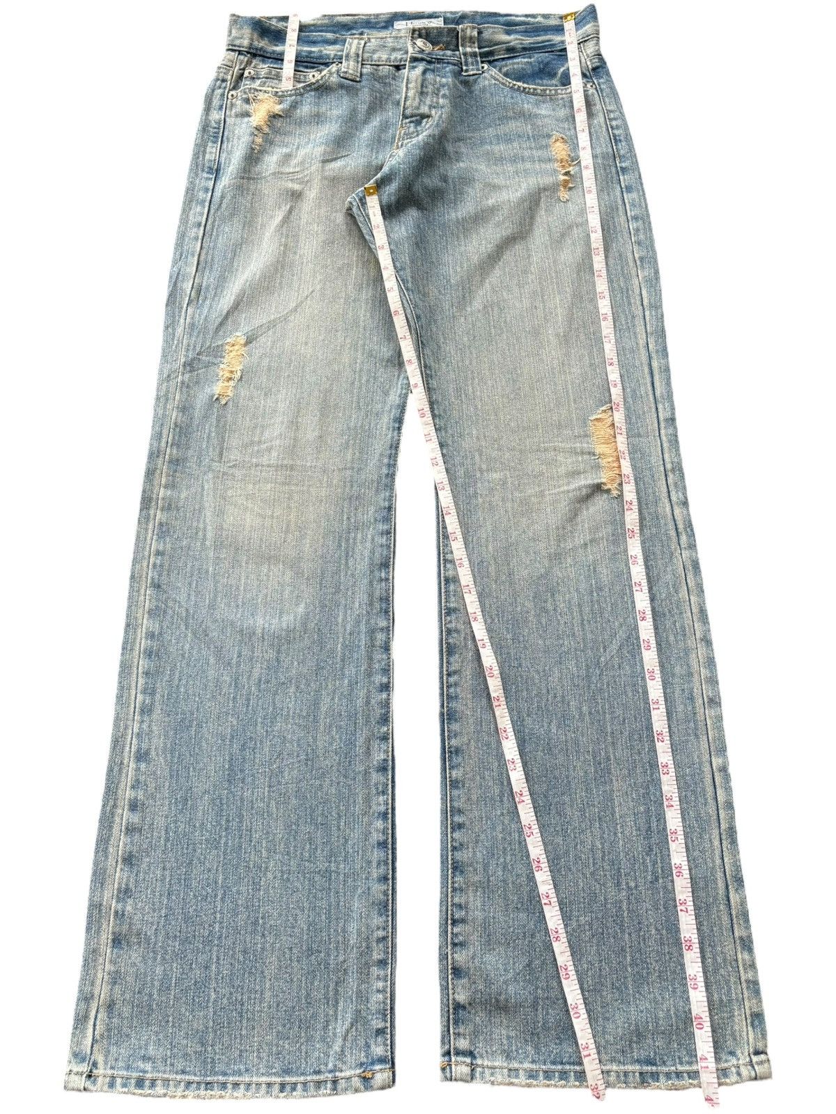 Diesel Vintage Japanese Brand Rusty Wash Distress Bootcut Jeans Size 32" / US 10 / IT 46 - 7 Thumbnail