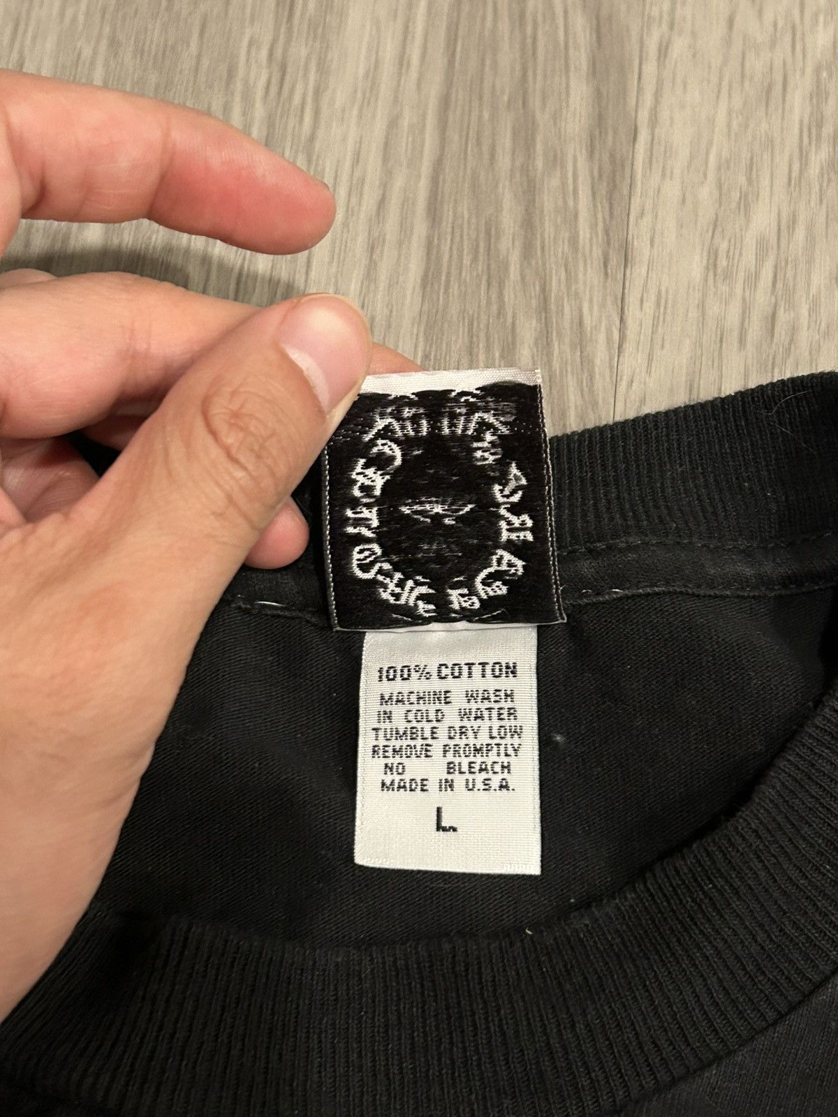 Chrome Hearts Chrome Hearts Vintage Foti T-Shirt Size Large Size US L / EU 52-54 / 3 - 7 Thumbnail