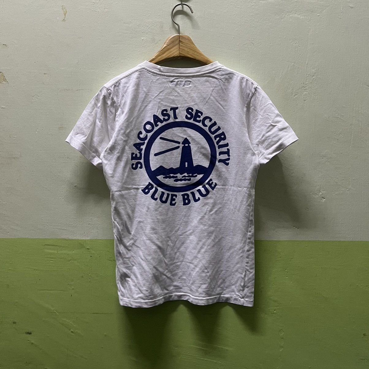 Blue Blue Japan Distressed Blue Blue Japan Seacoast Security Tees Size US XXS / EU 40 - 1 Thumbnail