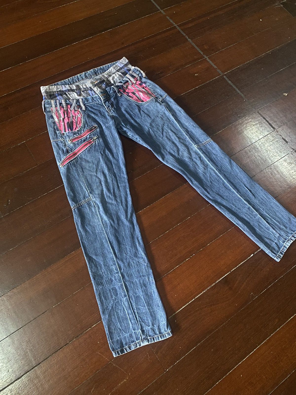 Hysteric Glamour FIRE 🔥🔥 RARE Double Waist ZIPPER PUNK STREETWEAR Size US 34 / EU 50 - 2 Thumbnail