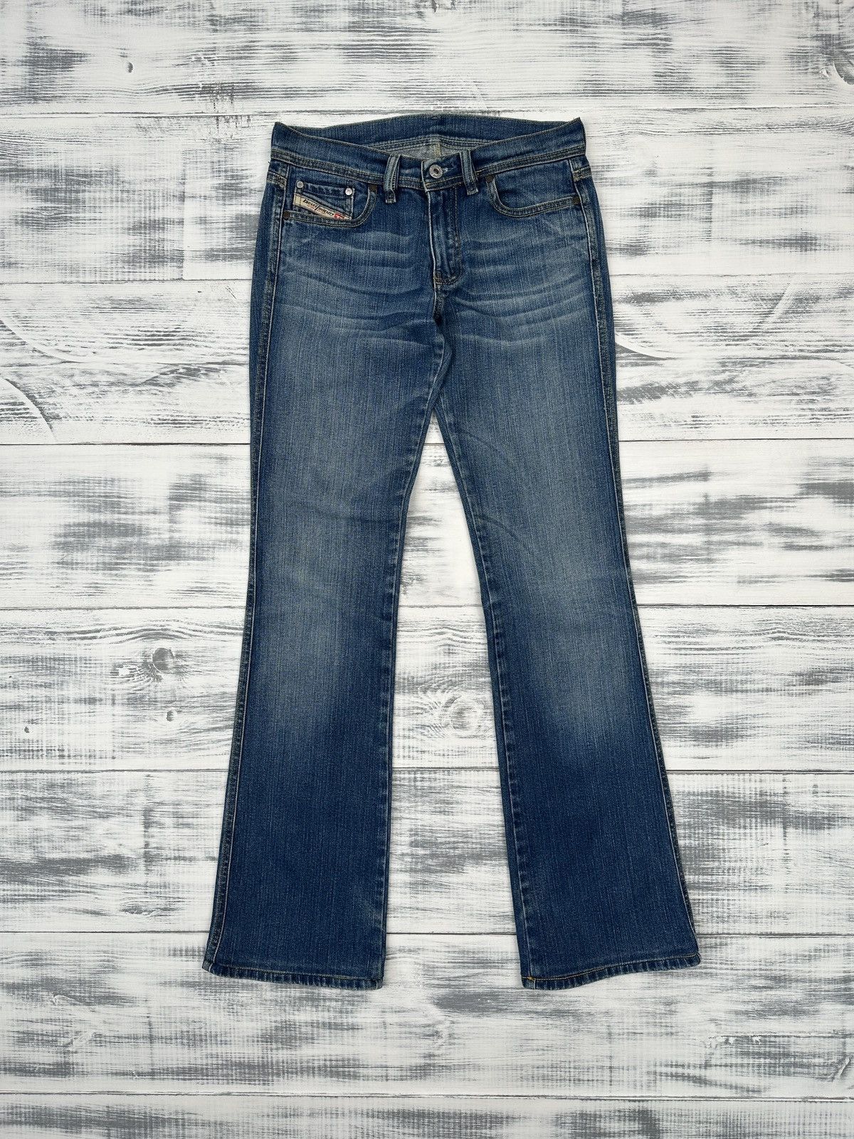 Y2K DIESEL Low Rise Blue Flared Jeans Women’s Pants