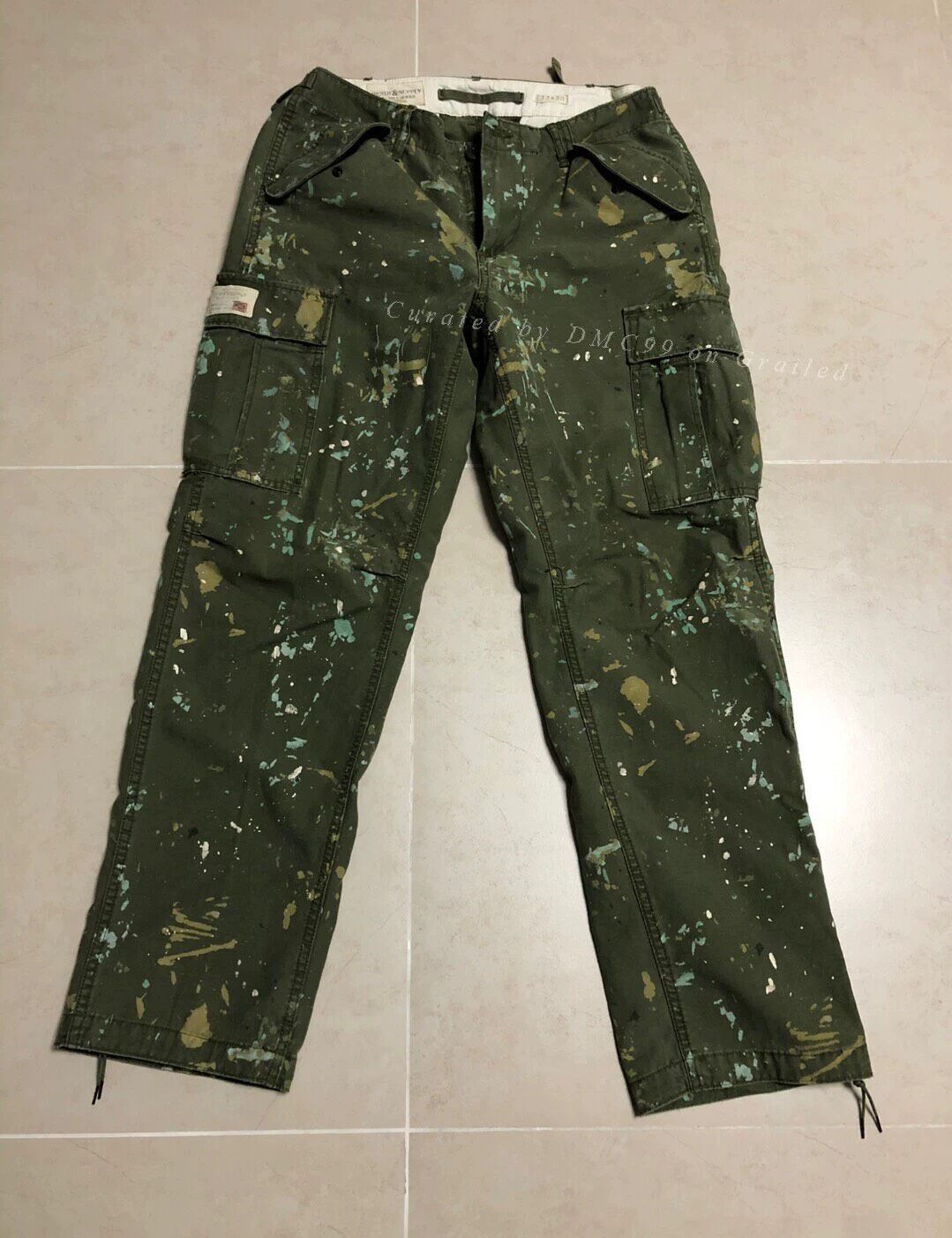 RRL Ralph Lauren Ralph Lauren Distressed Paint Work Pants Size US 30 / EU 46 - 1 Thumbnail