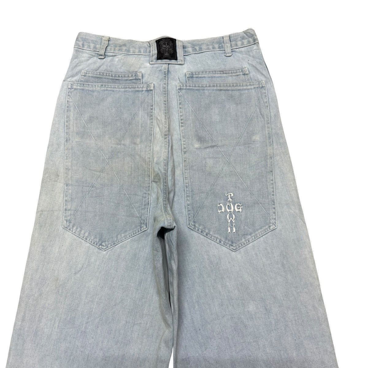 Dogtown Vintage y2k Dogtown Light Wash Denim Baggy Jeans Size US 32 / EU 48 - 9 Thumbnail