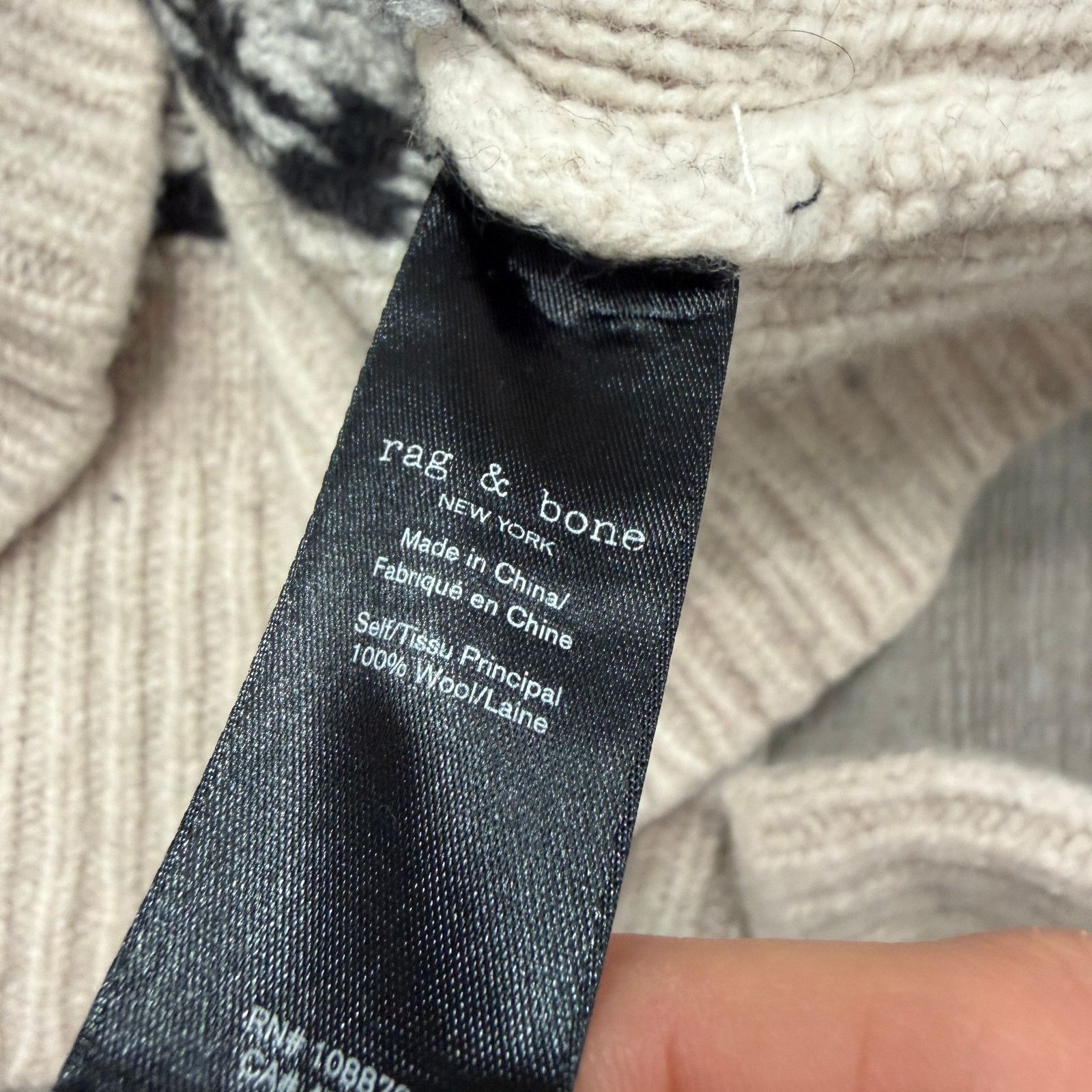 Rag & Bone Rag & Bone Fair Isle Turtleneck Wool Sweater Women's Medium Size M / US 6-8 / IT 42-44 - 5 Thumbnail