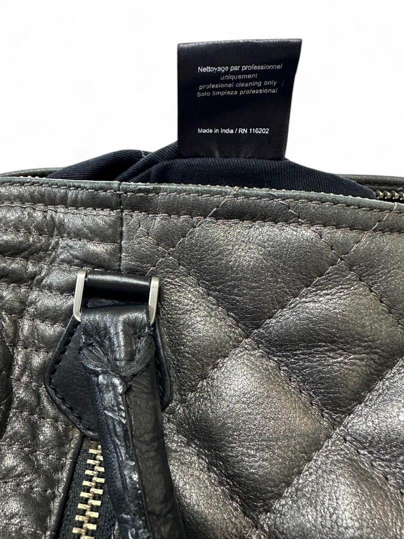 Zadig & Voltaire Zadig & Voltaire - Sunny Bubble V2 Gunmetal Leather Handbag Size ONE SIZE - 5 Thumbnail
