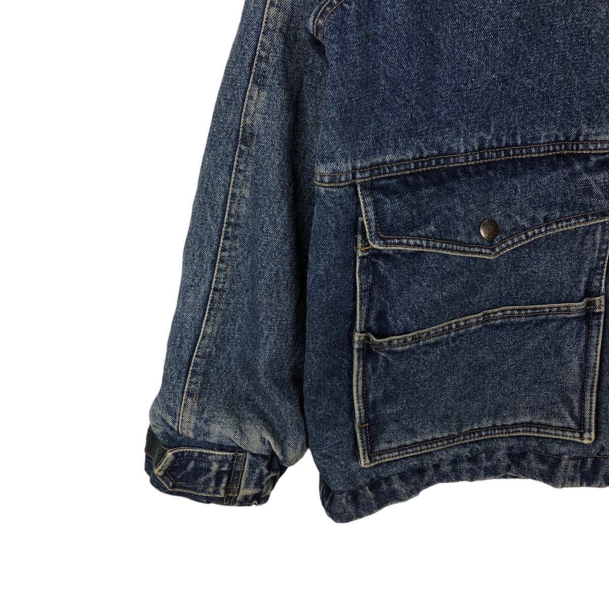 Wrangler 🔥90’s DENIM CHORE JACKET WRANGLER USA TARTAN DESIGN LINING Size US S / EU 44-46 / 1 - 3 Thumbnail