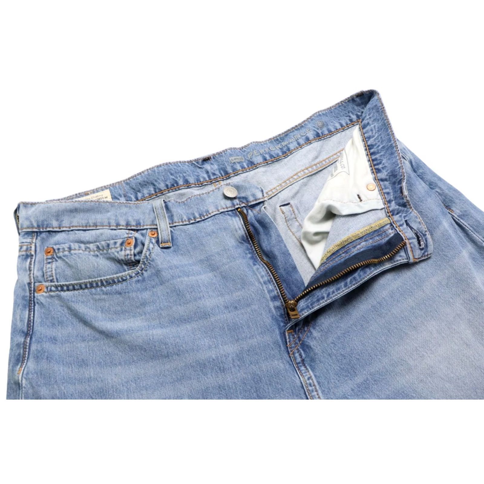 Levi's LEVI'S 510 Premium Big E Jeans Men's W36/L32 Skinny Fit Zip Fly Faded Blue Denim Size US 36 / EU 52 - 4 Thumbnail