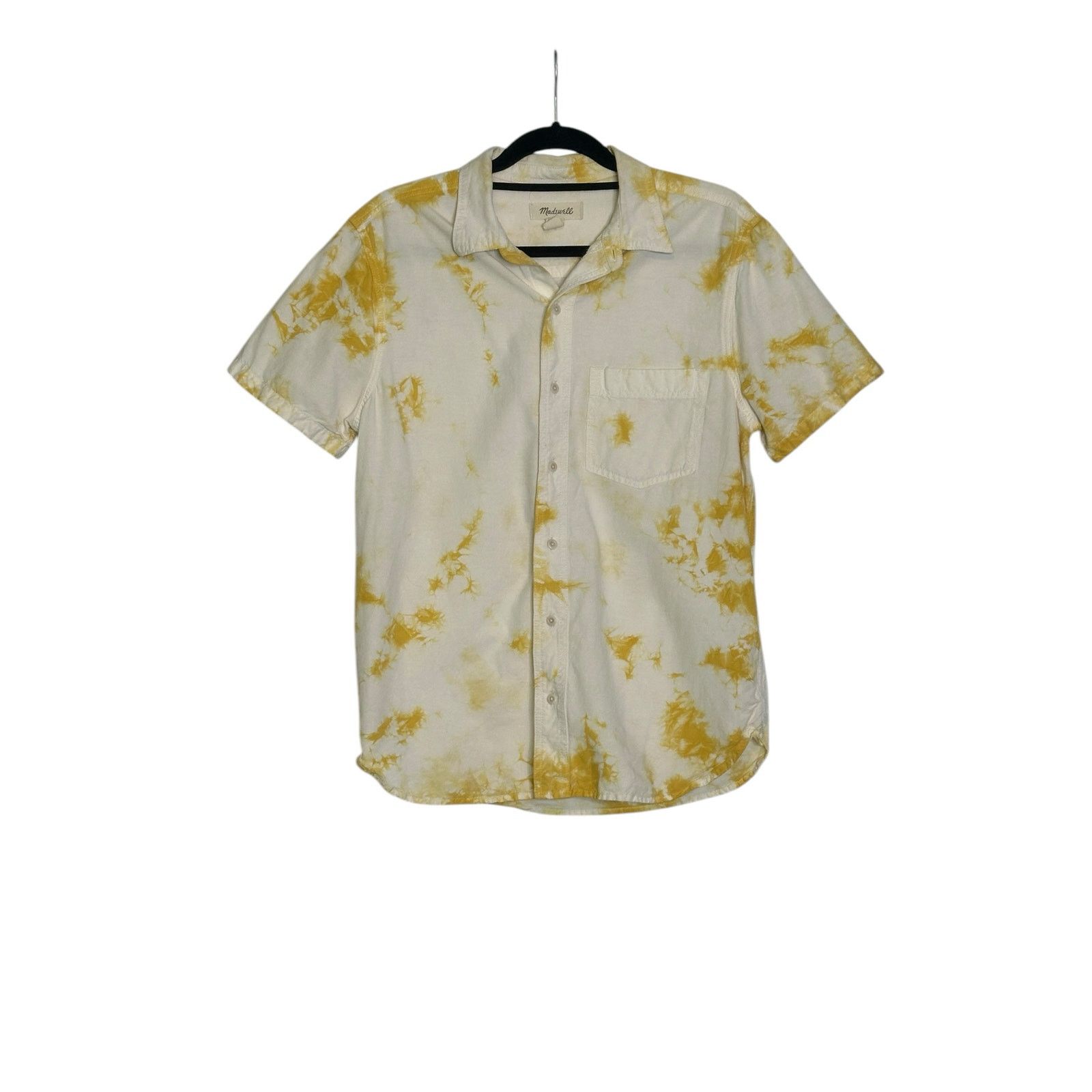 Madewell Madewell yellow tie dye short-sleeve Perfect Shirt size s Size US S / EU 44-46 / 1 - 11 Thumbnail